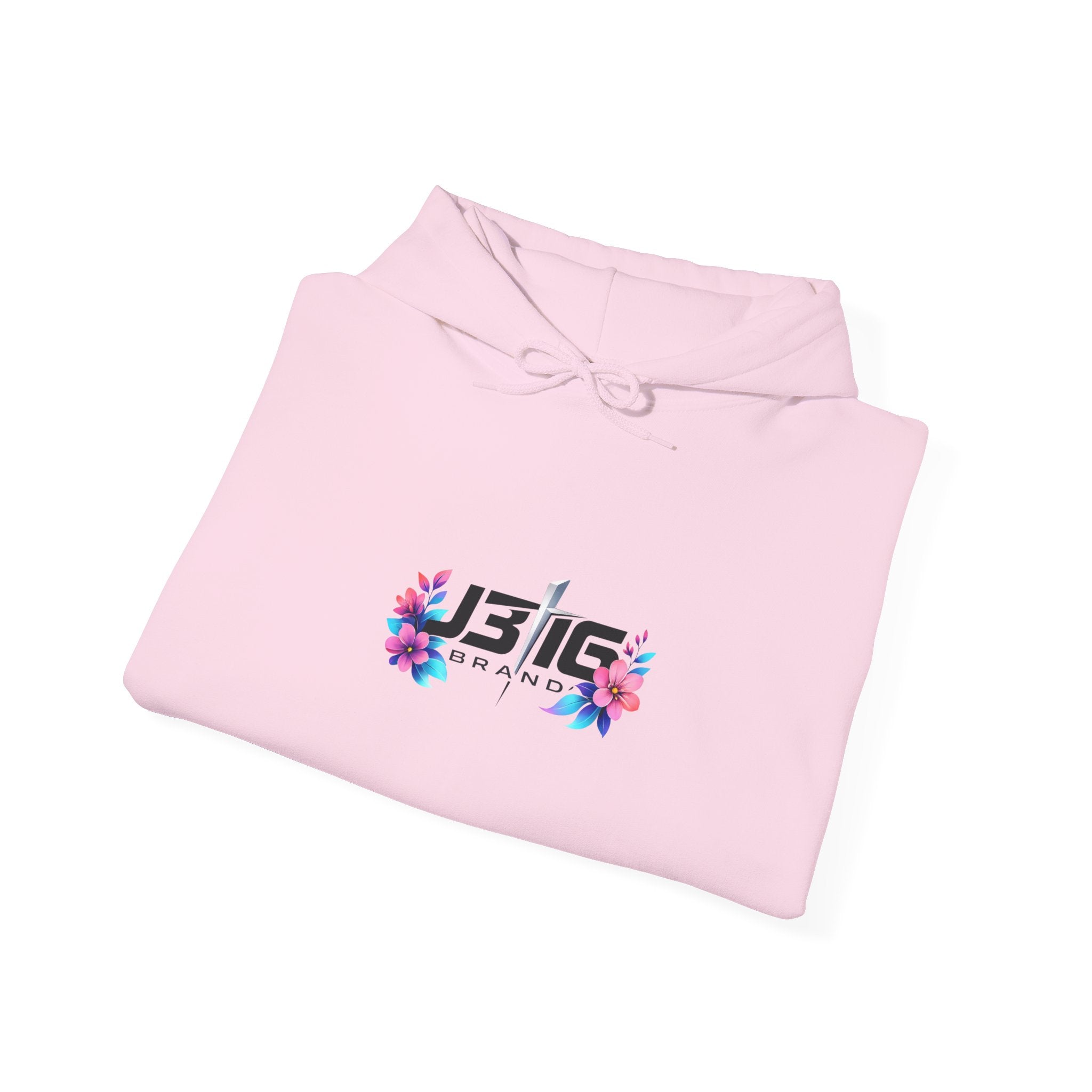 JSIG Logo Hoodie — Floral Accent Graphic Pullover
