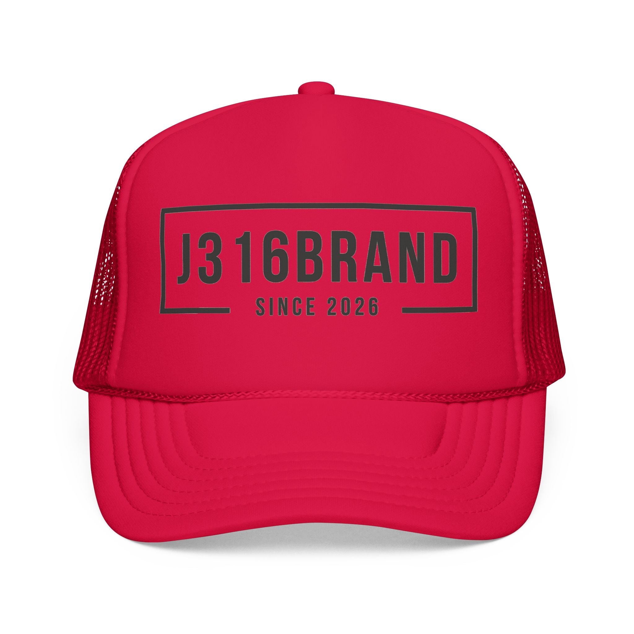J316BRAND Trucker Hat – Foam Mesh Cap "Since 2020"