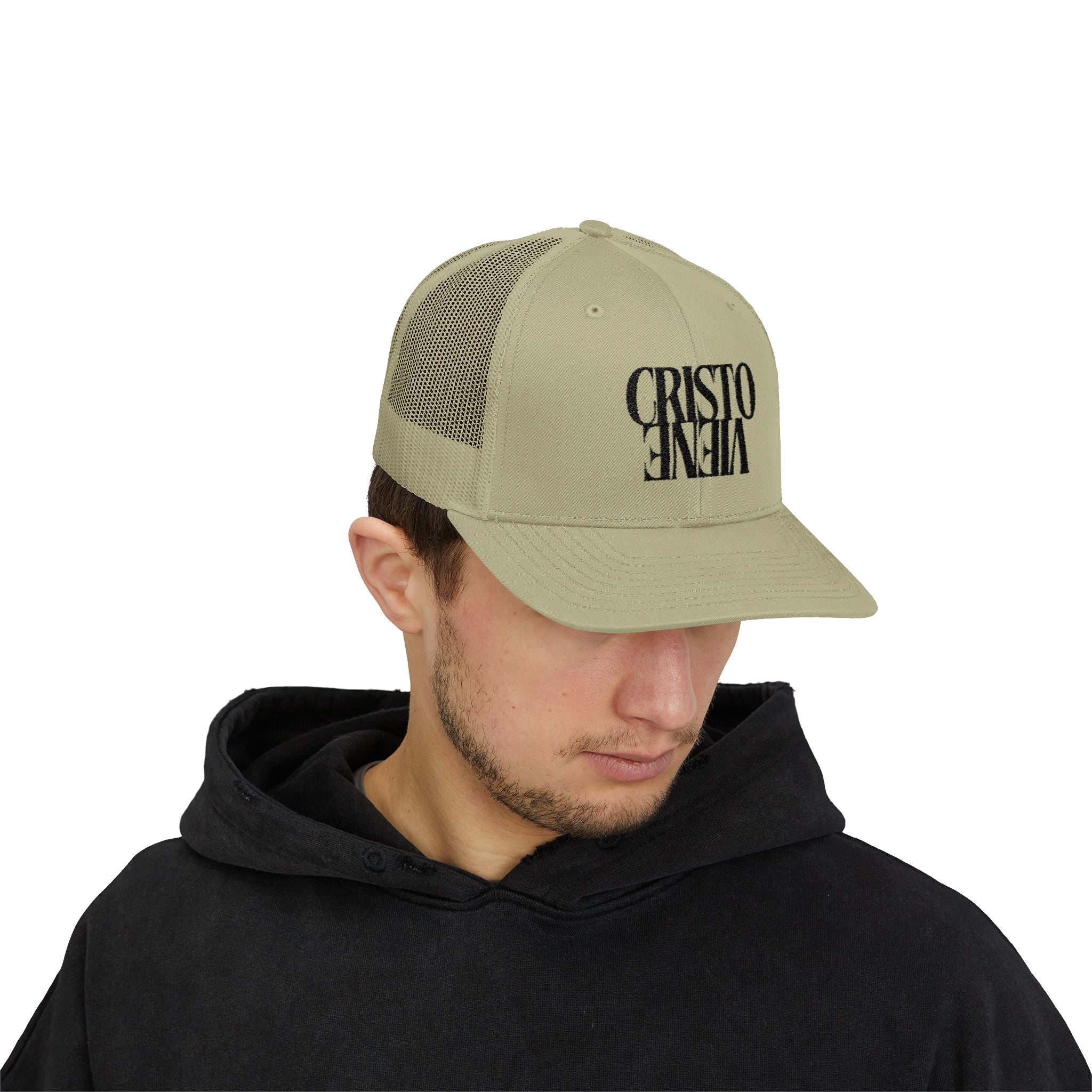 J316 Cristo Viene Trucker Hat