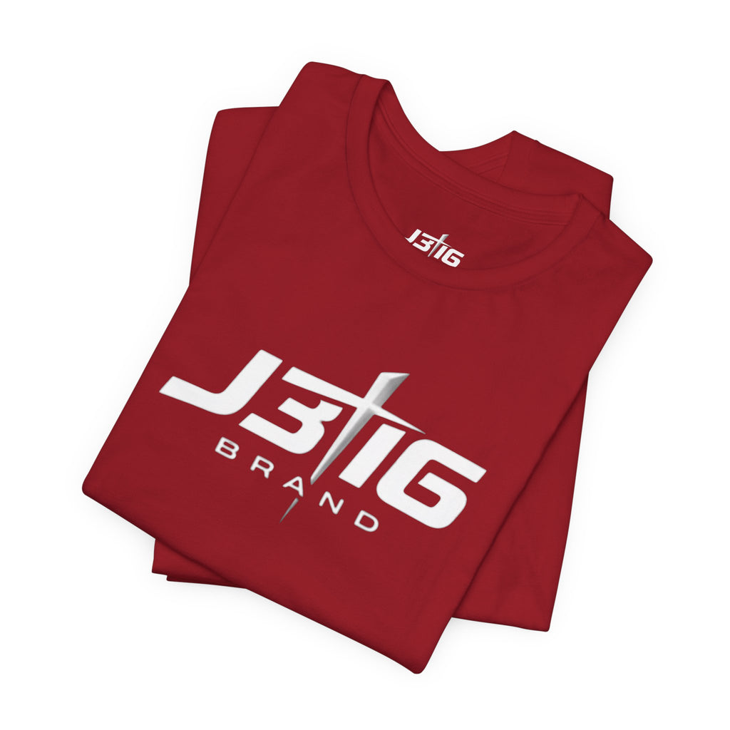 J3T6 Brand Logo Tee - Men's Heathered Graphic T-Shirt