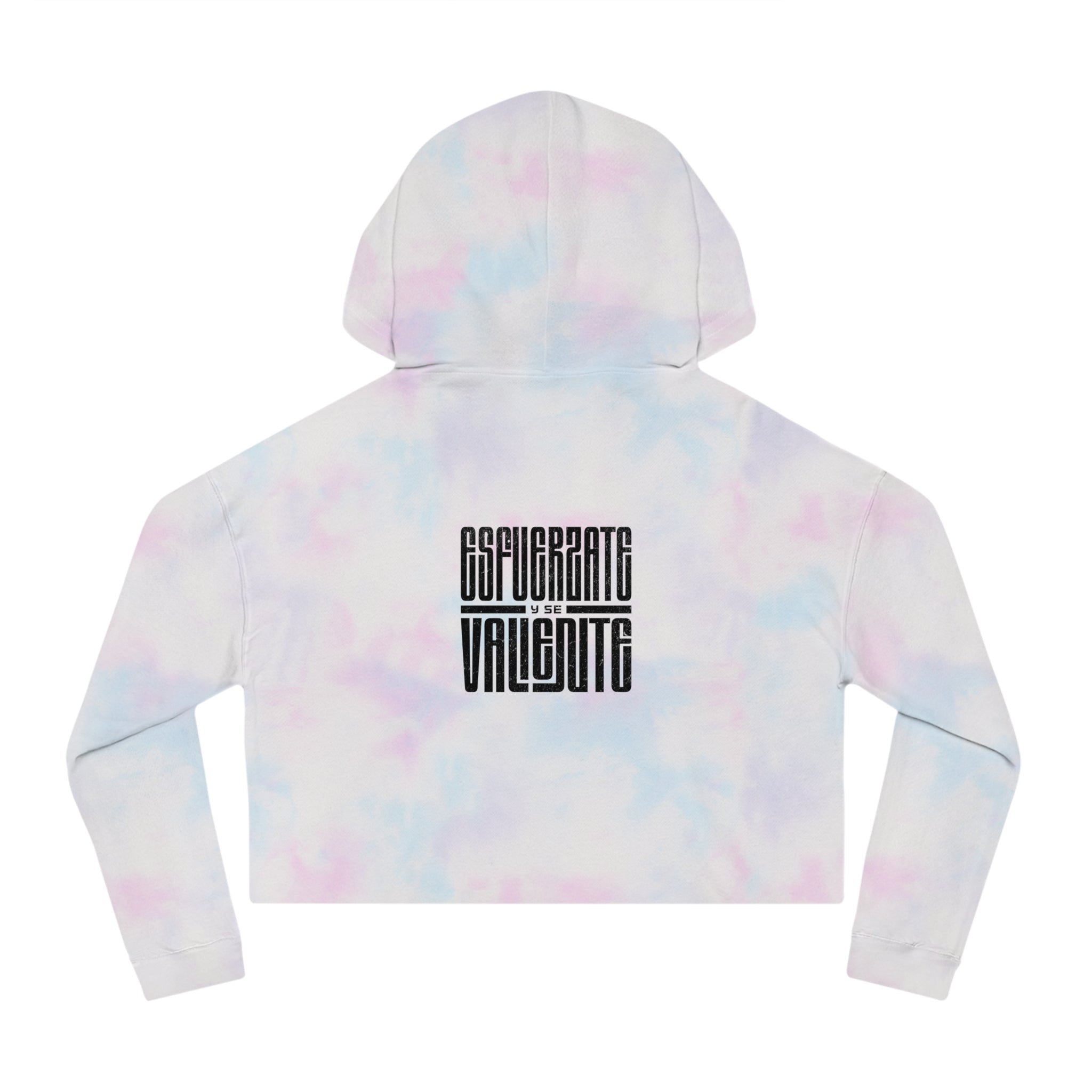 J316 Esfuérzate y se Valiente Cropped Hoodie