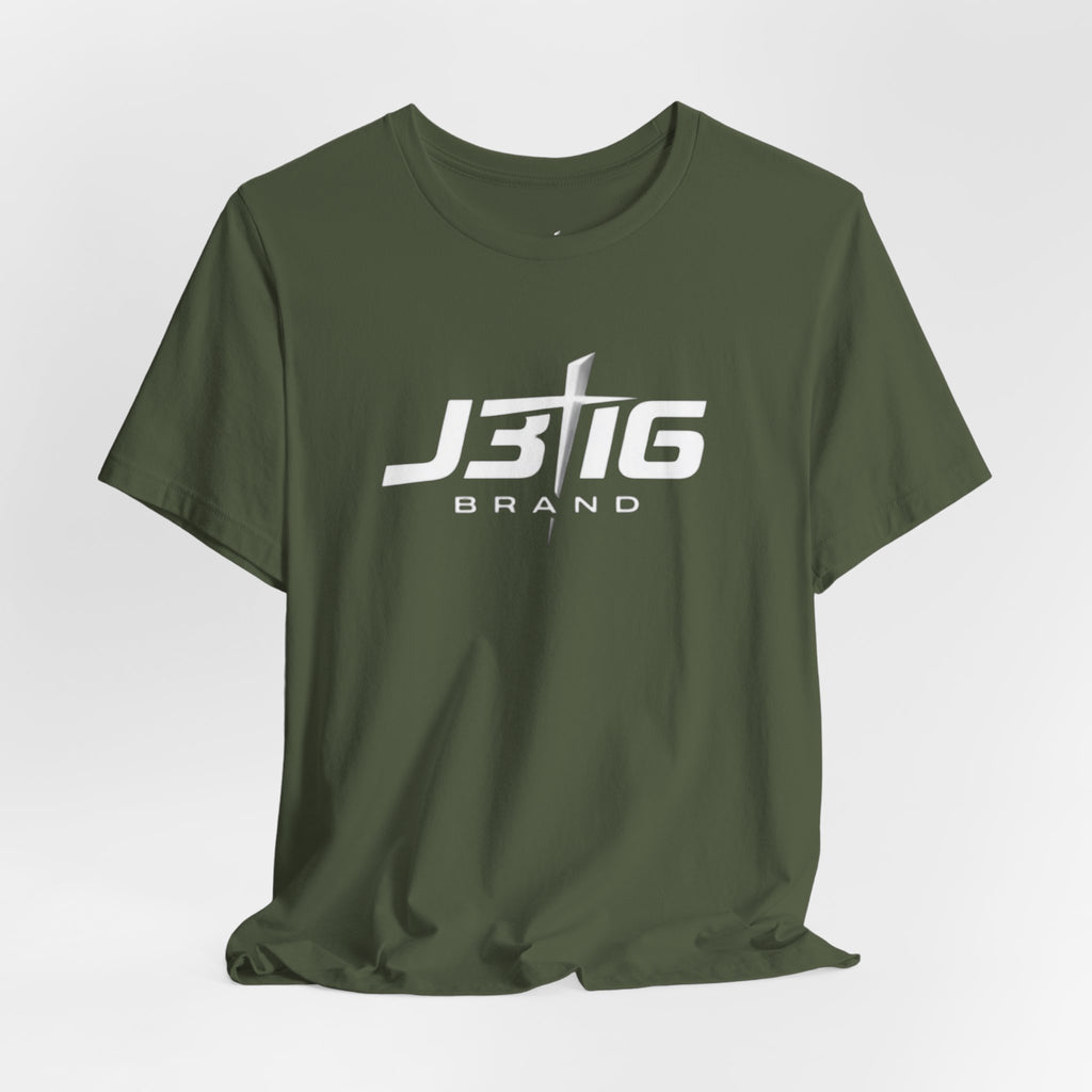 J3T6 Brand Logo Tee - Men's Heathered Graphic T-Shirt