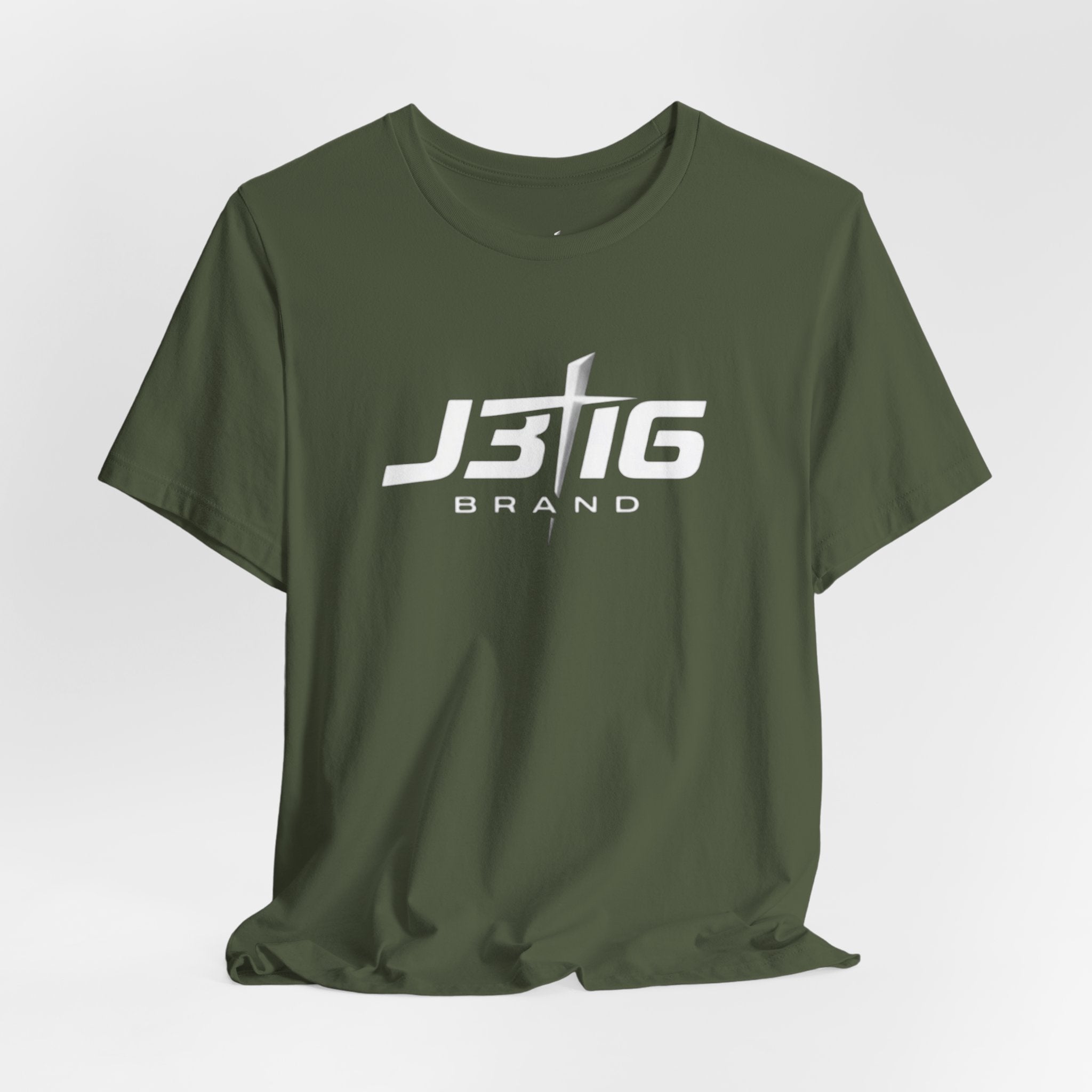 J3T6 Brand Logo Tee - Men's Heathered Graphic T-Shirt