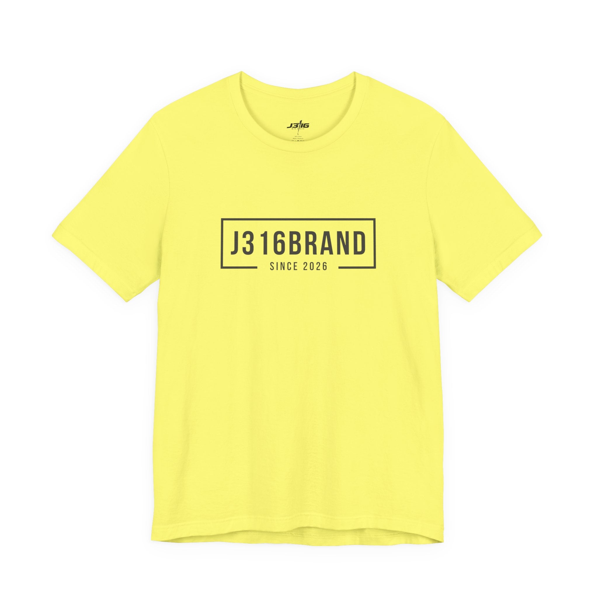 J316BRAND Graphic Tee — Minimal Box Logo T-Shirt