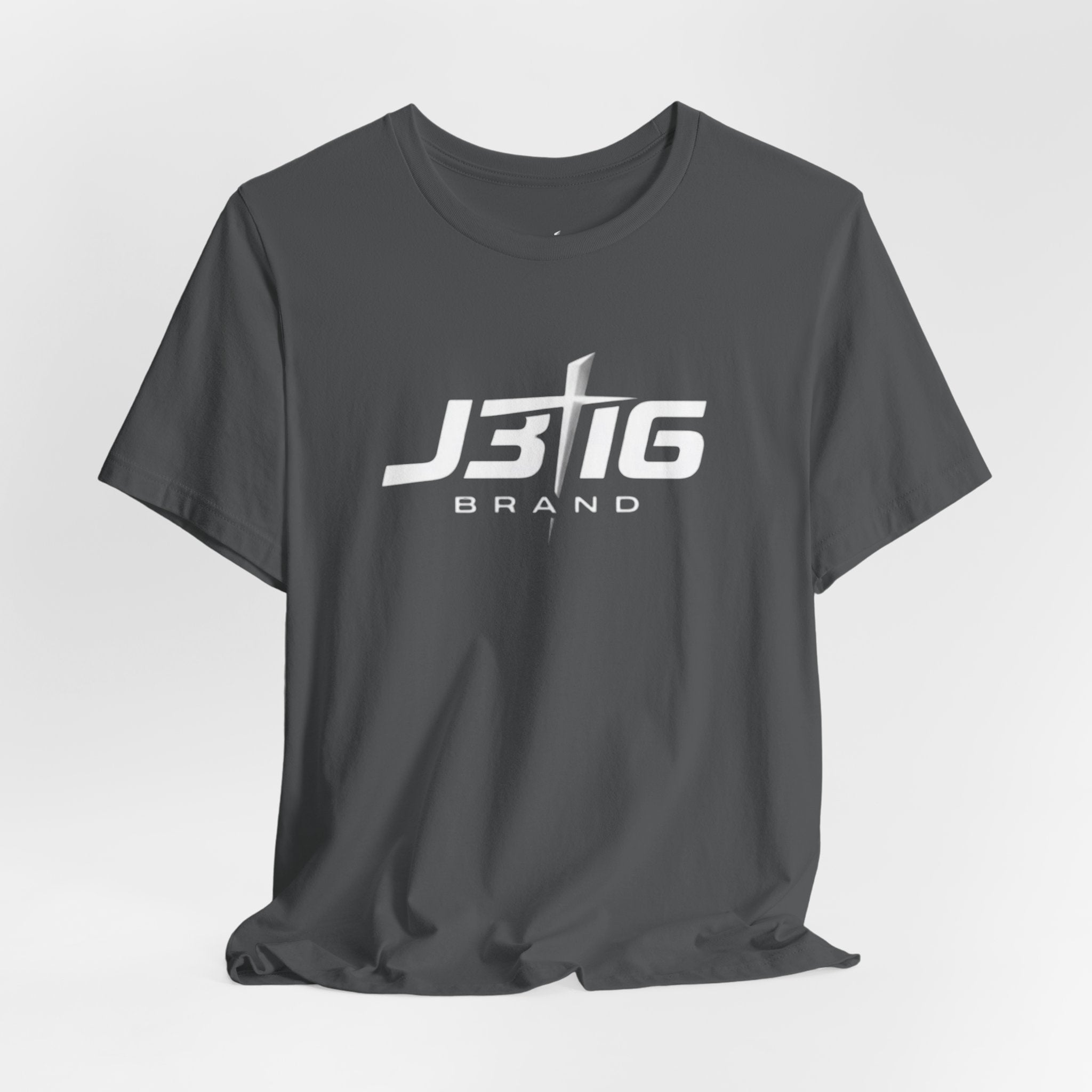 J3T6 Brand Logo Tee - Men's Heathered Graphic T-Shirt