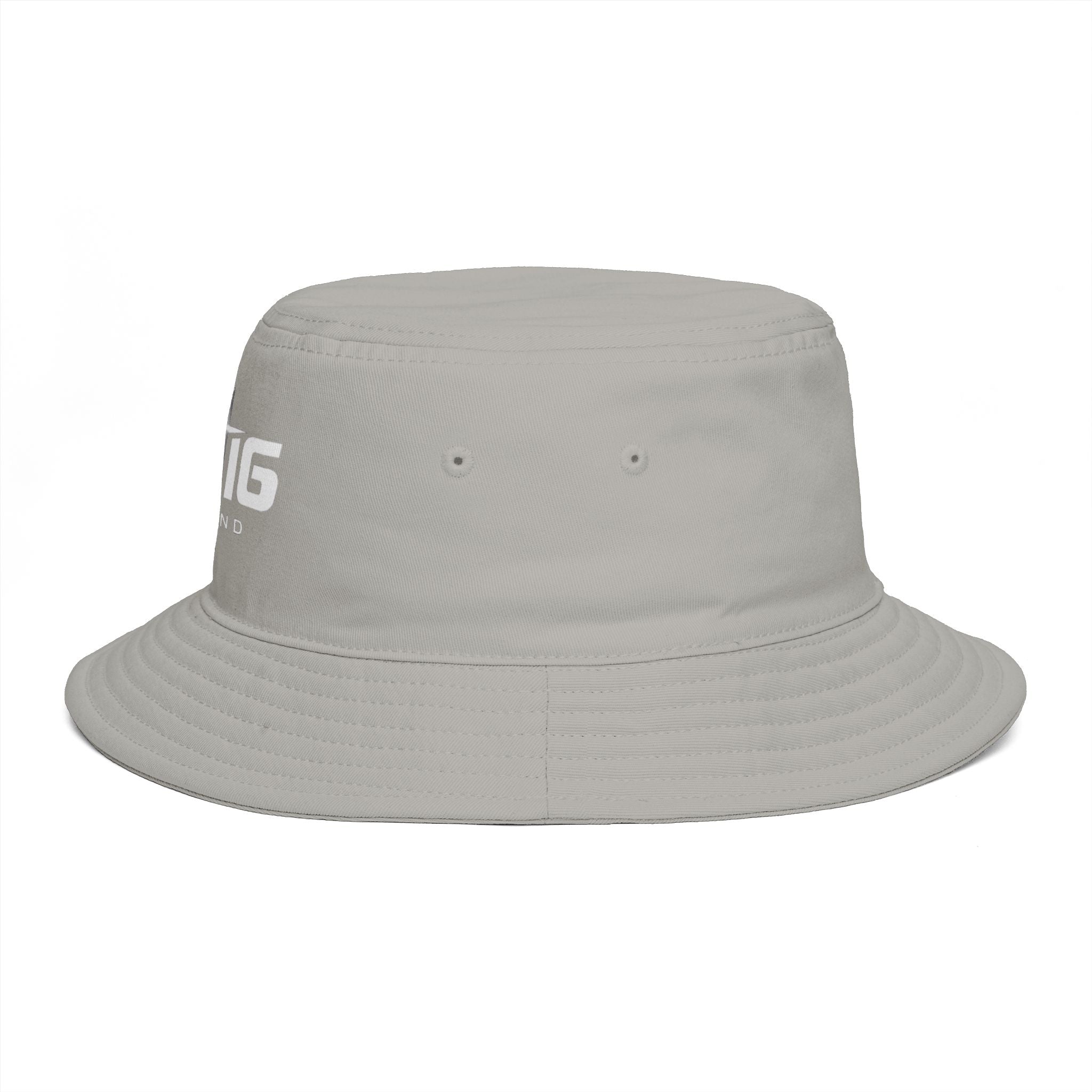 JS16 Drift Logo Bucket Hat — Black Embroidered Streetwear Sun Hat
