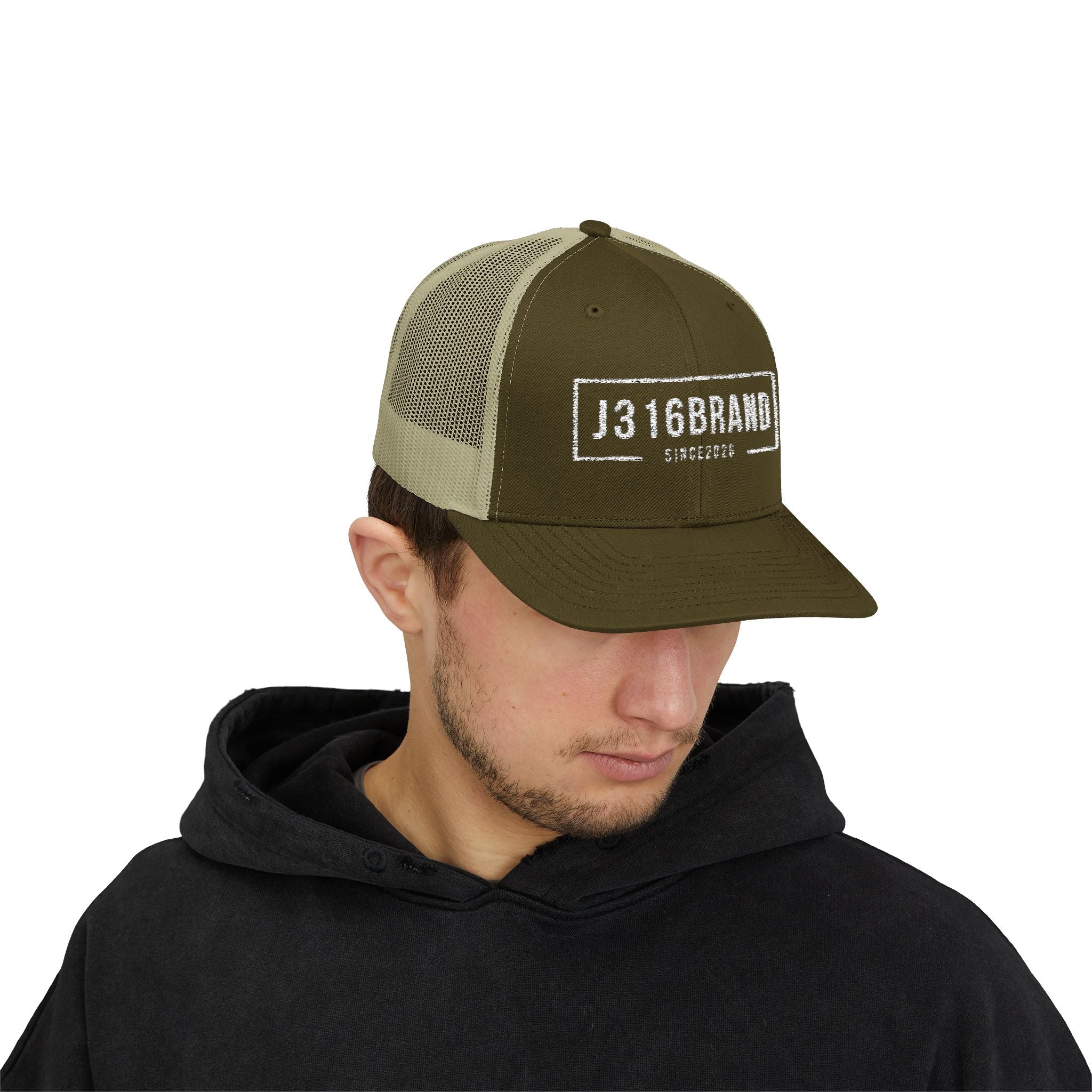 J316 Minimalist Snapback Trucker Cap