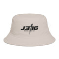 Minimalist JBIG Logo Bucket Hat — Casual Streetwear Sun Protection