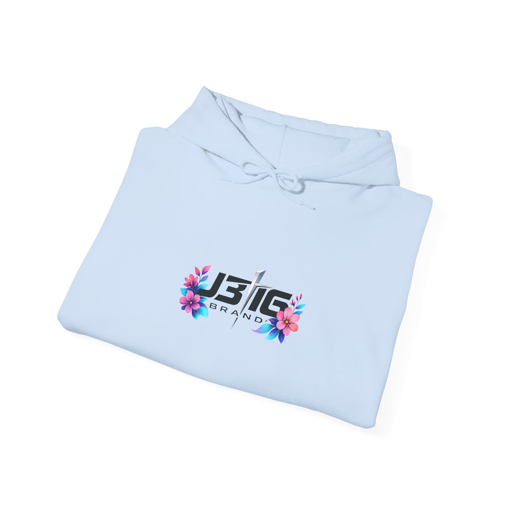 JSIG Logo Hoodie — Floral Accent Graphic Pullover