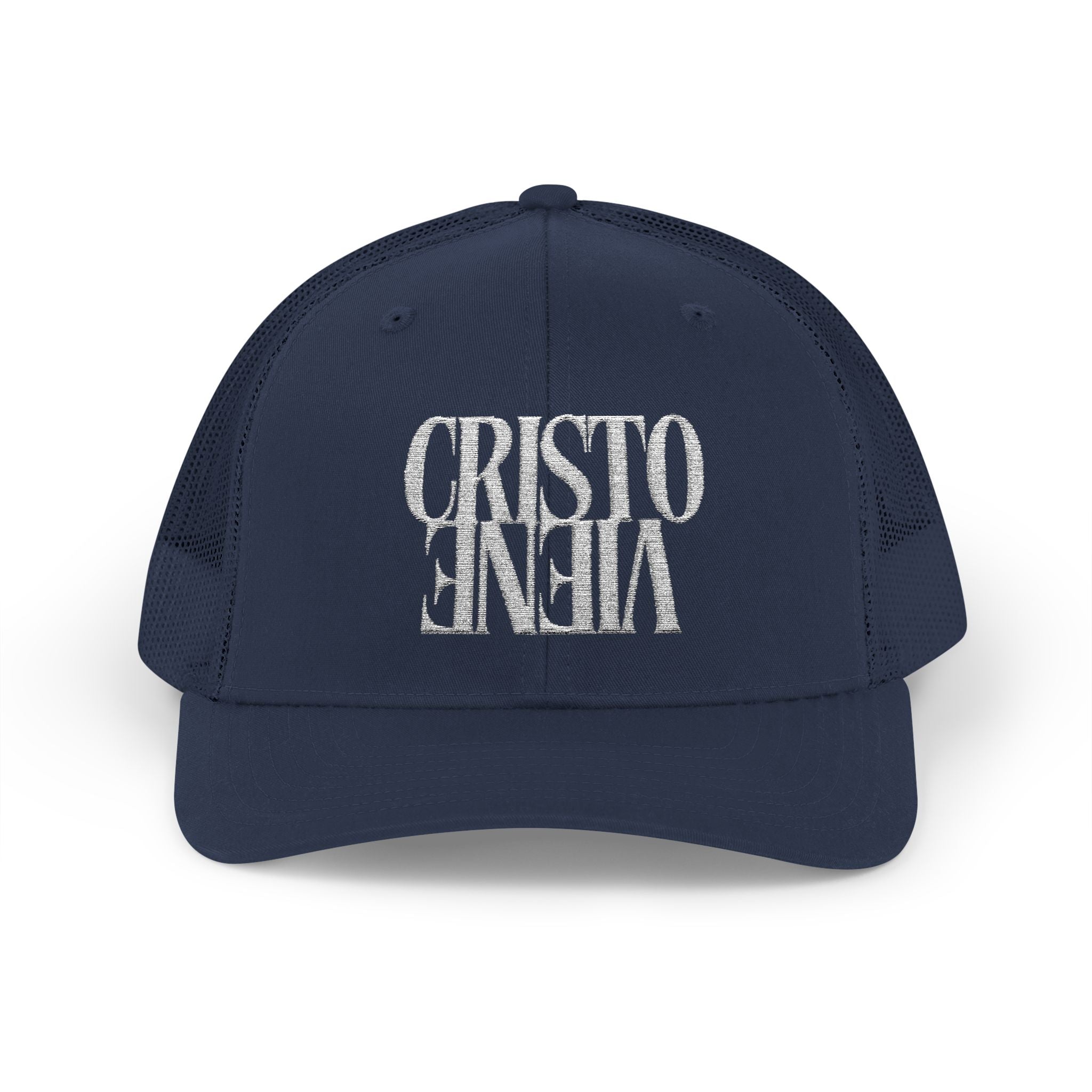 J316 Cristo Viene Trucker Hat Dark