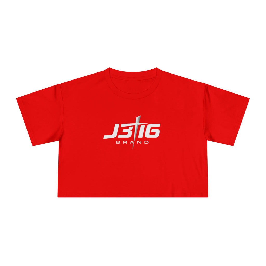 J316 women’s basic logo crop top