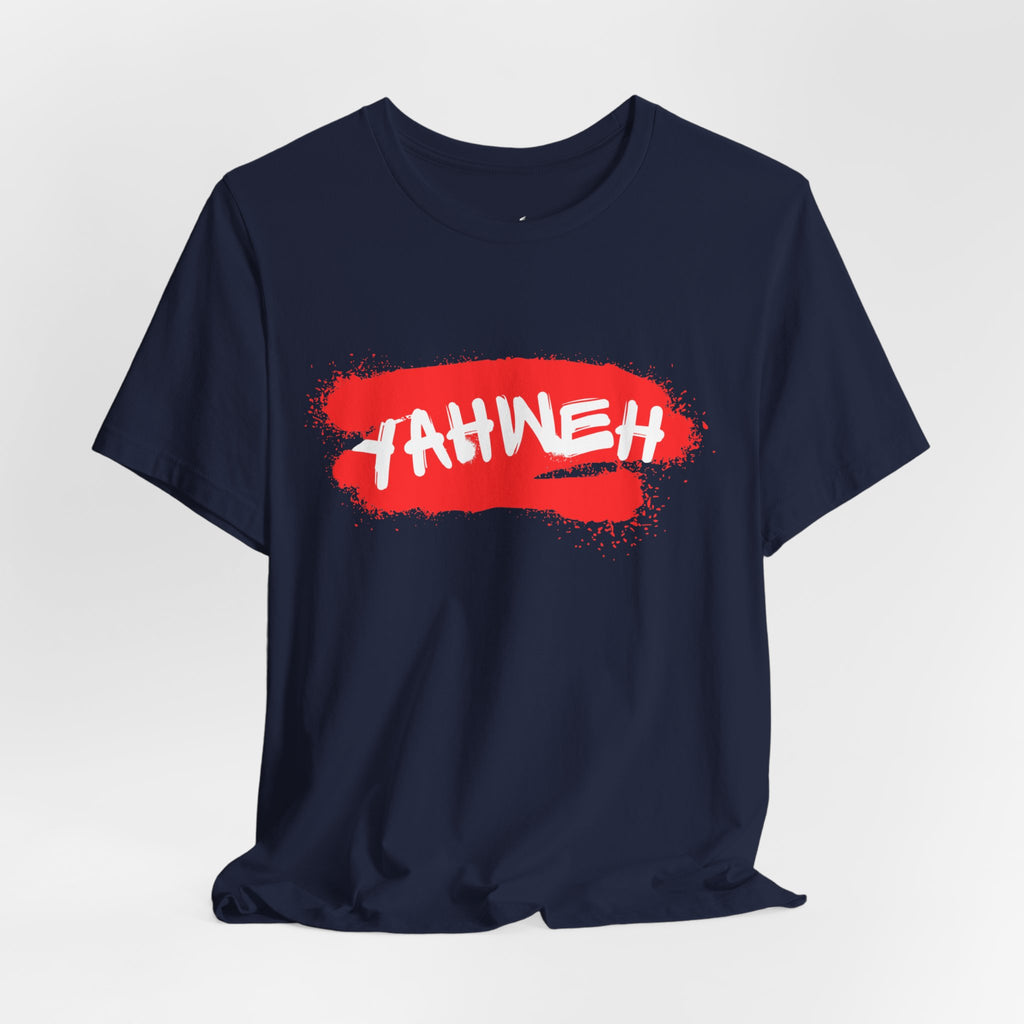 Yahweh Brushstroke Tee – Christian Faith Graphic T-Shirt