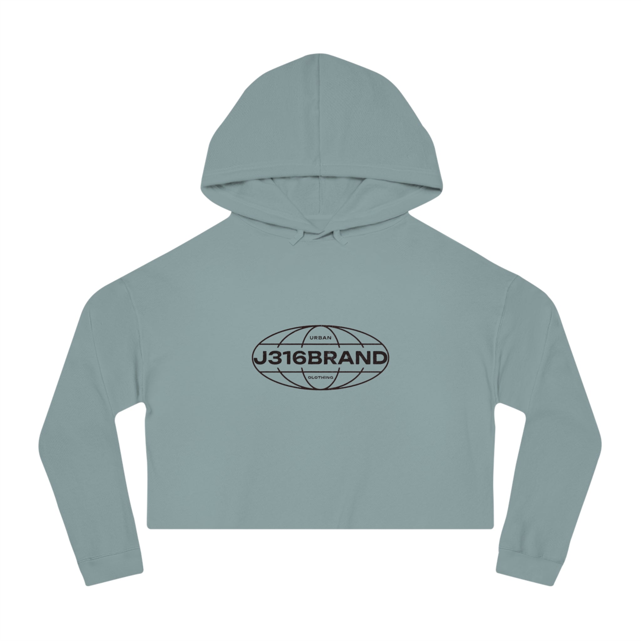 J316 Esfuérzate y se Valiente Cropped Hoodie