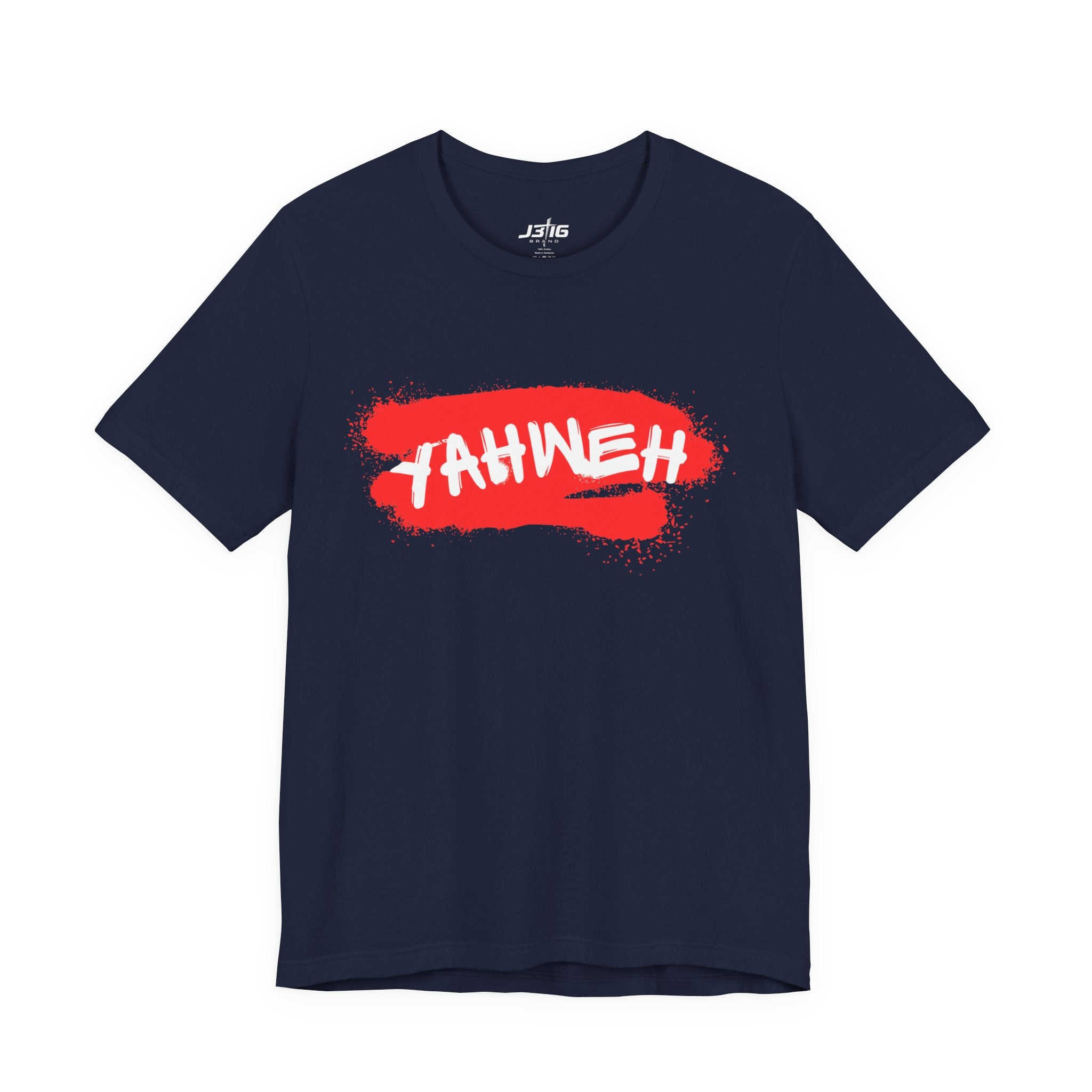 Yahweh Brushstroke Tee – Christian Faith Graphic T-Shirt