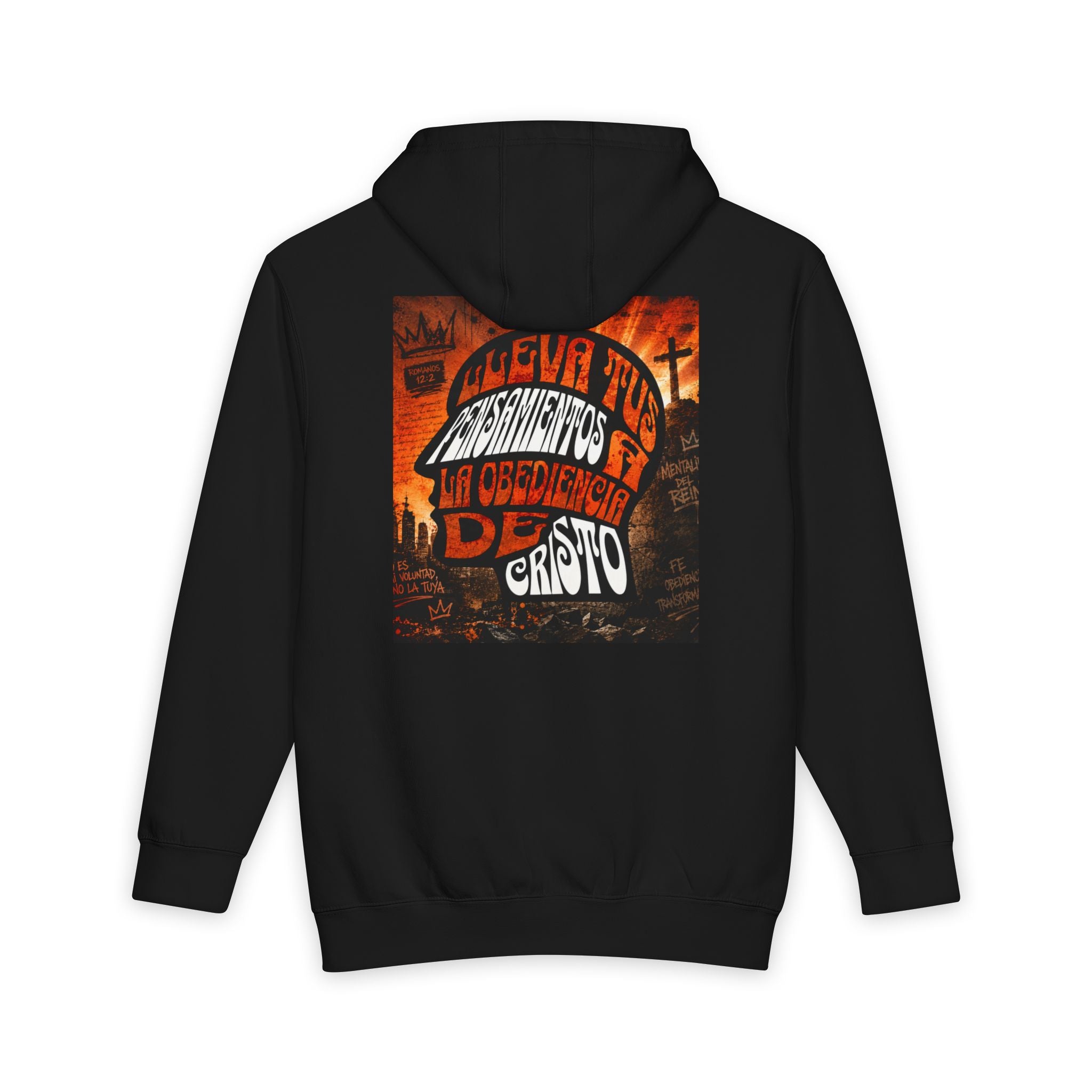 J316 2 Corintios 10:5 hoodie dark