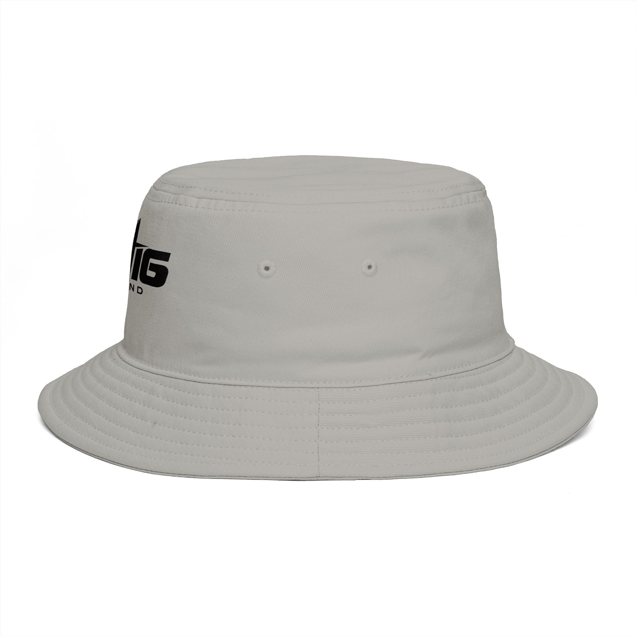 Minimalist JBIG Logo Bucket Hat — Casual Streetwear Sun Protection