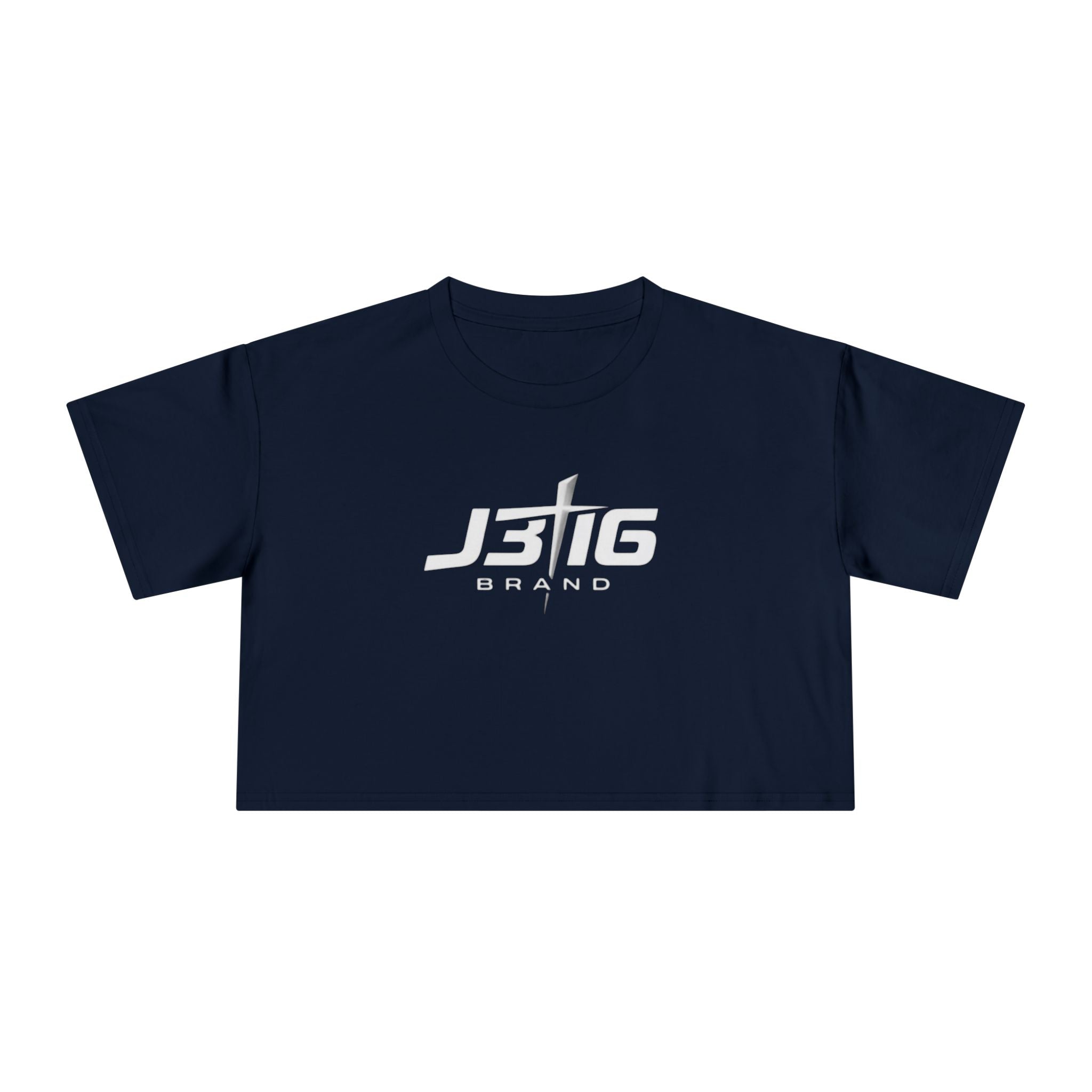 J316 women’s basic logo crop top