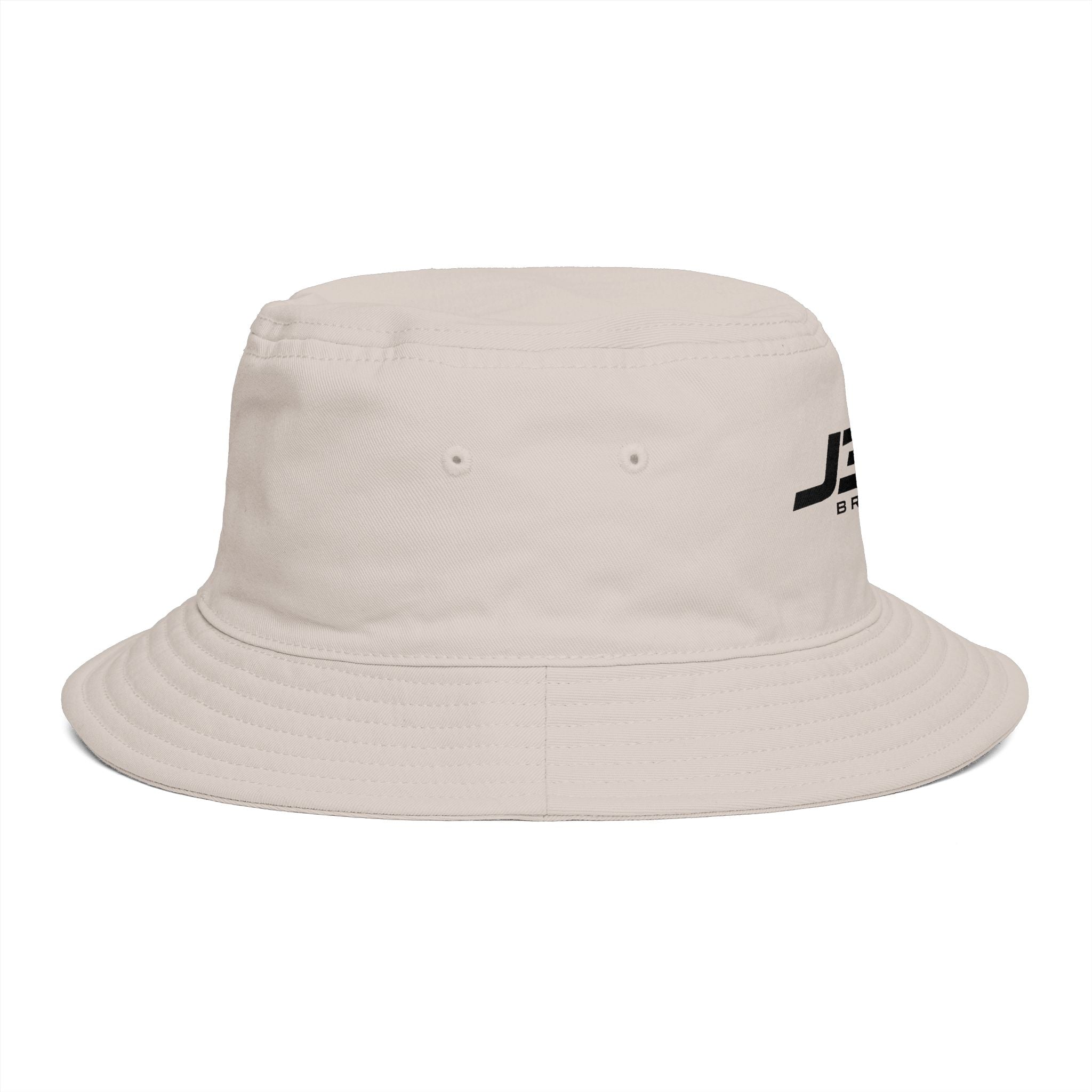 Minimalist JBIG Logo Bucket Hat — Casual Streetwear Sun Protection
