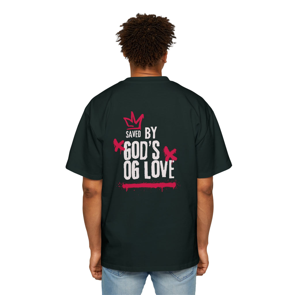 J316 Saved by Gods OG Love Oversized Dark