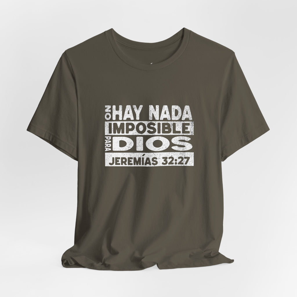 J316 No Hay Nada Imposible Para Dios