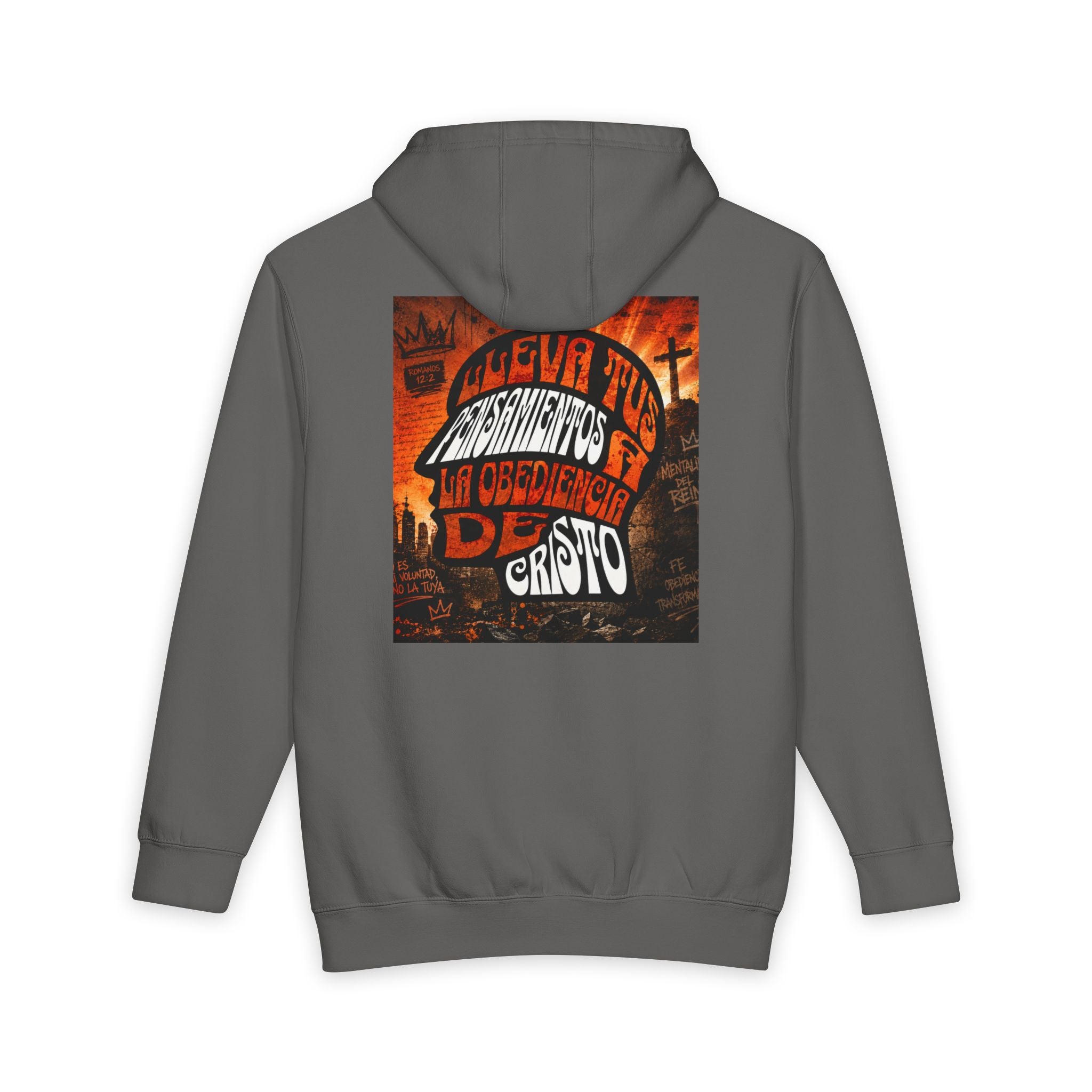 J316 2 Corintios 10:5 hoodie dark