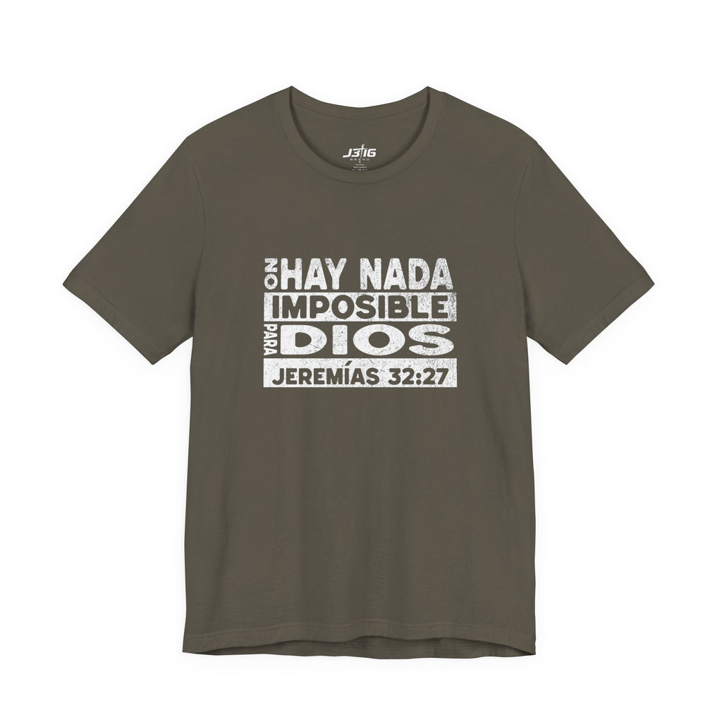 J316 No Hay Nada Imposible Para Dios