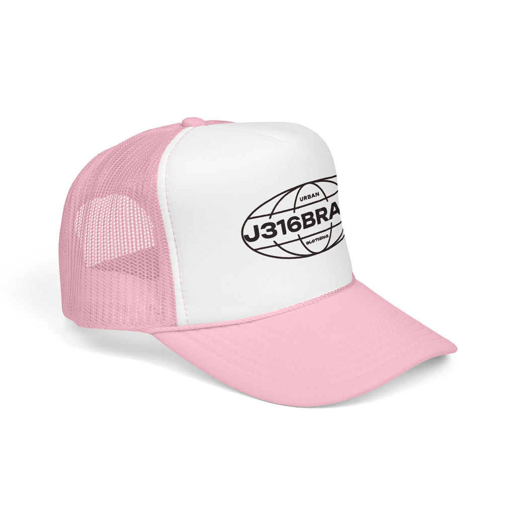 J316 Globe Foam Trucker Hat Dark