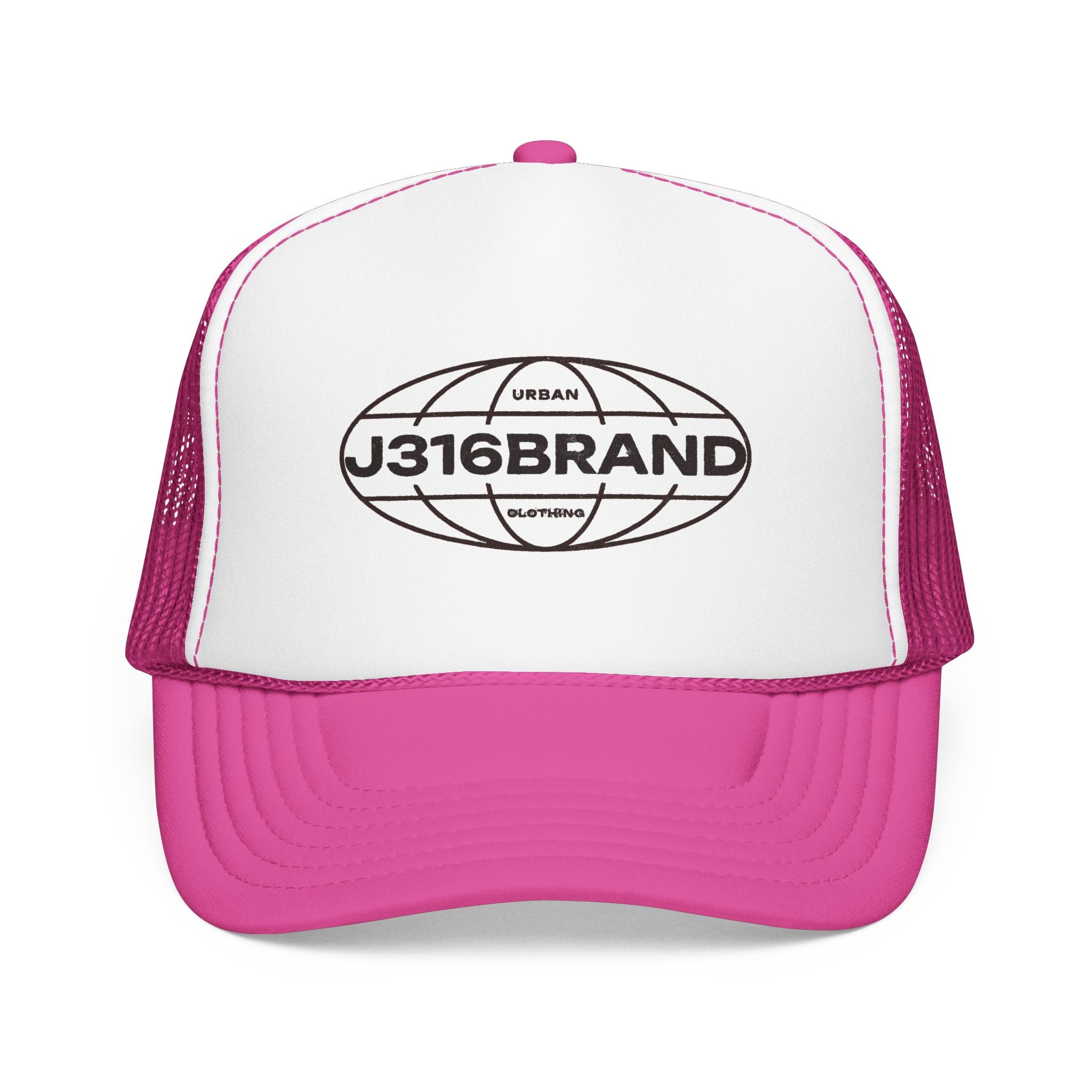 J316 Globe Foam Trucker Hat Dark