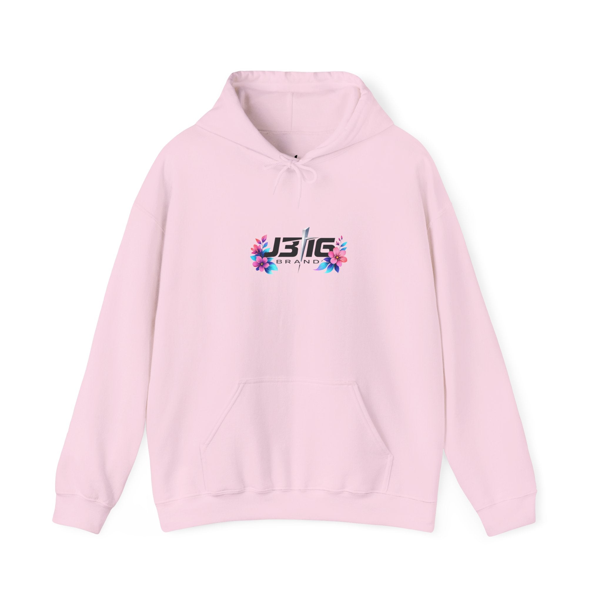 JSIG Logo Hoodie — Floral Accent Graphic Pullover