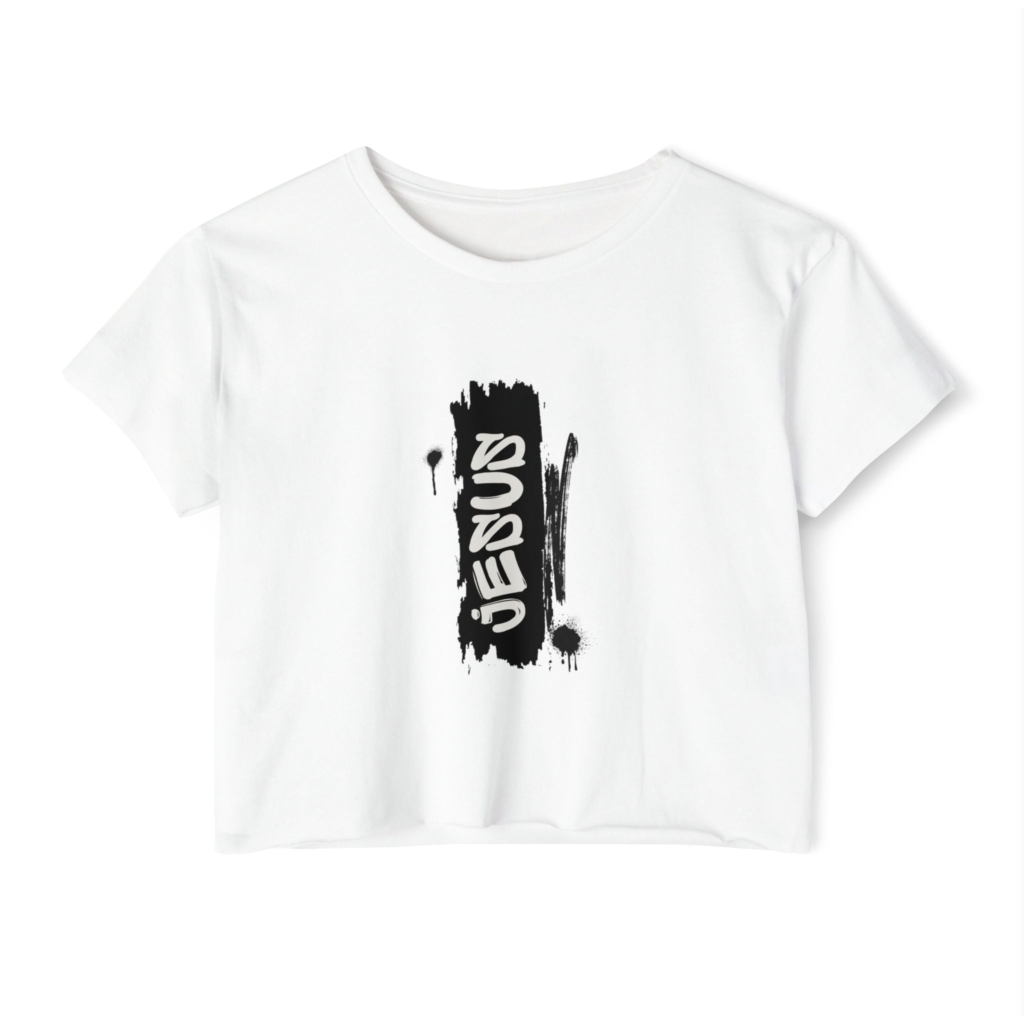 J316 Jesus Womens Crop Top