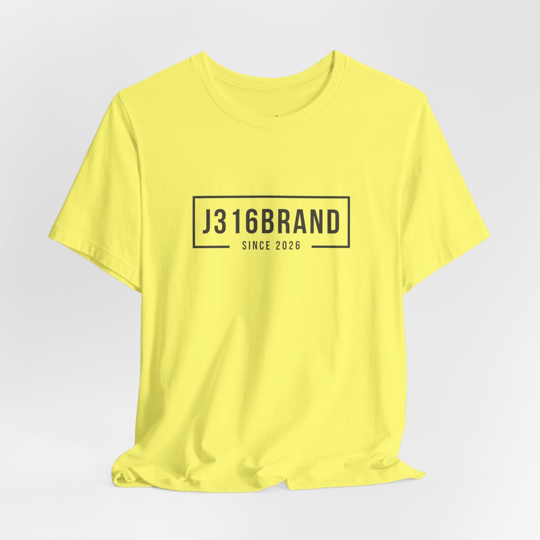 J316BRAND Graphic Tee — Minimal Box Logo T-Shirt