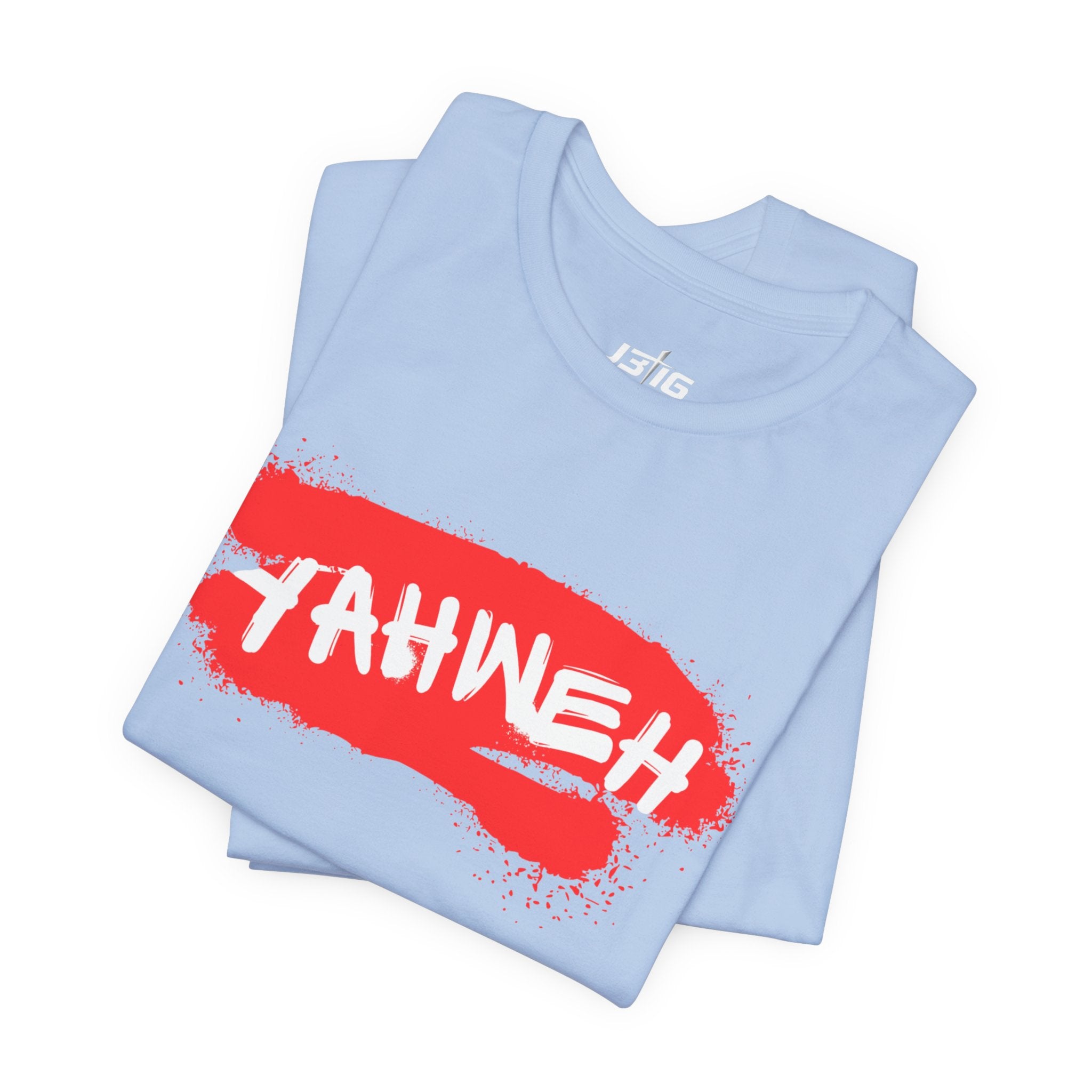 Yahweh Brushstroke Tee – Christian Faith Graphic T-Shirt
