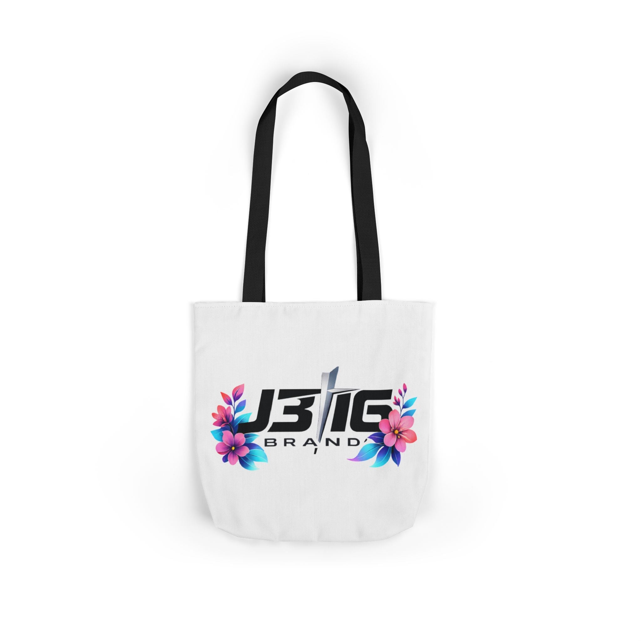 J316 Brand Floral logo canvas tote