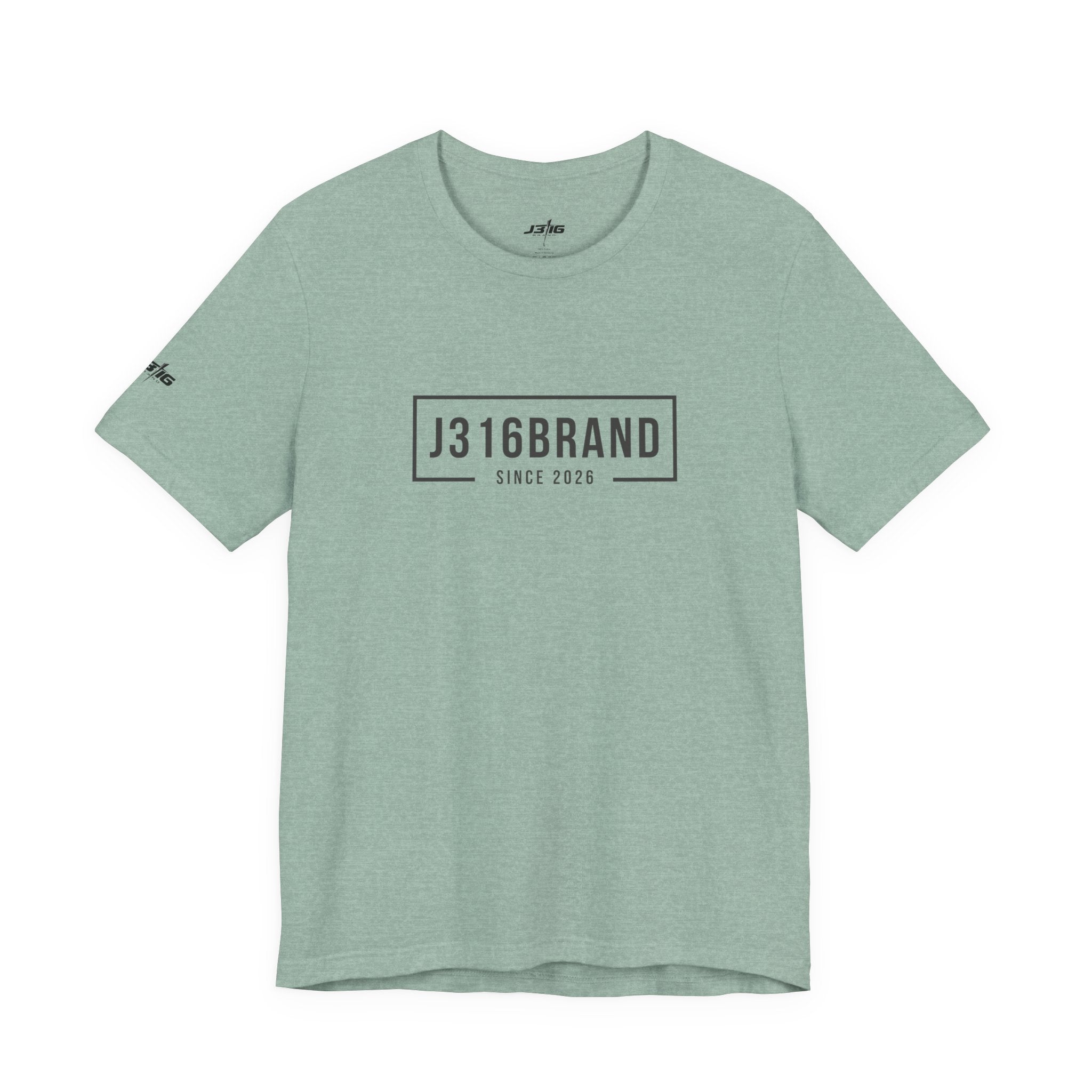 J316BRAND Graphic Tee — Minimal Box Logo T-Shirt