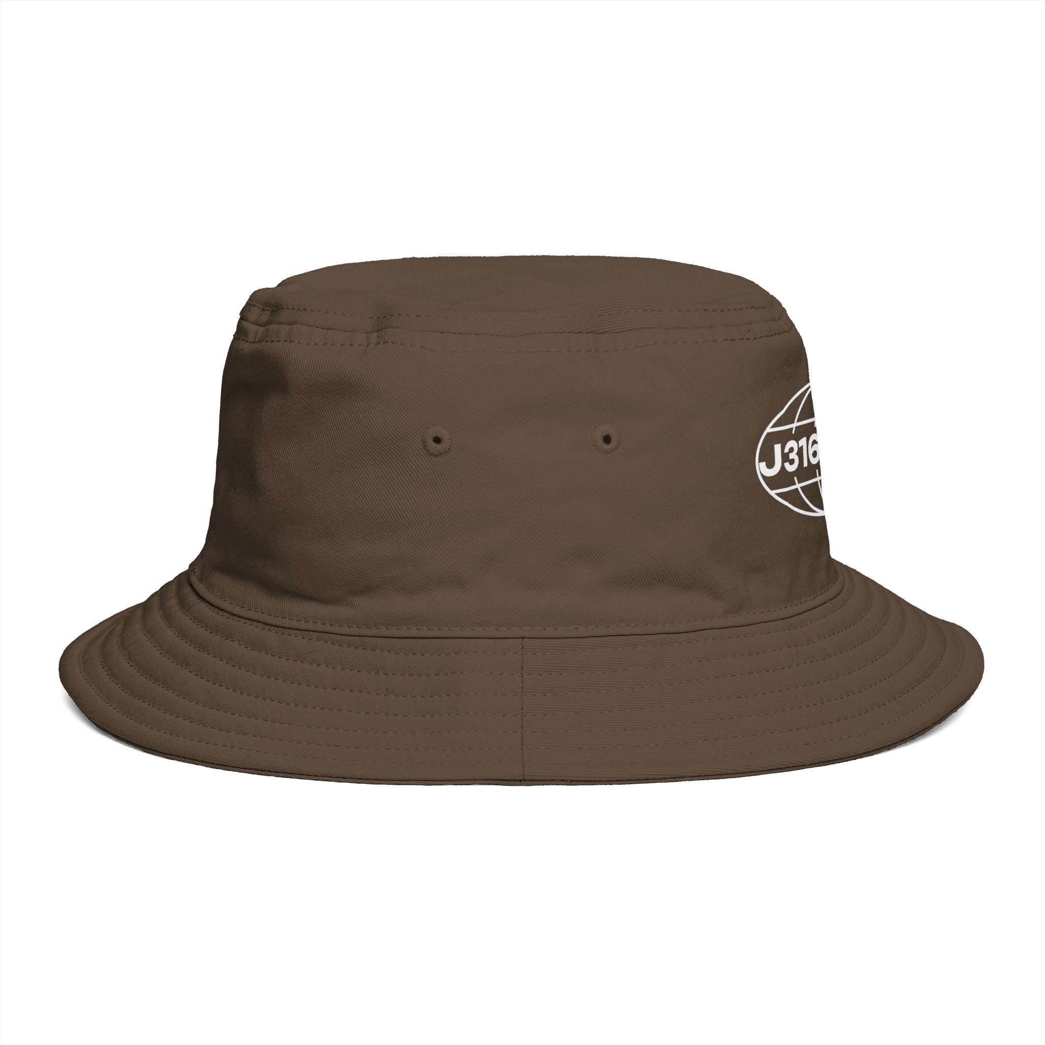 J316 Globe Logo Bucket Hat