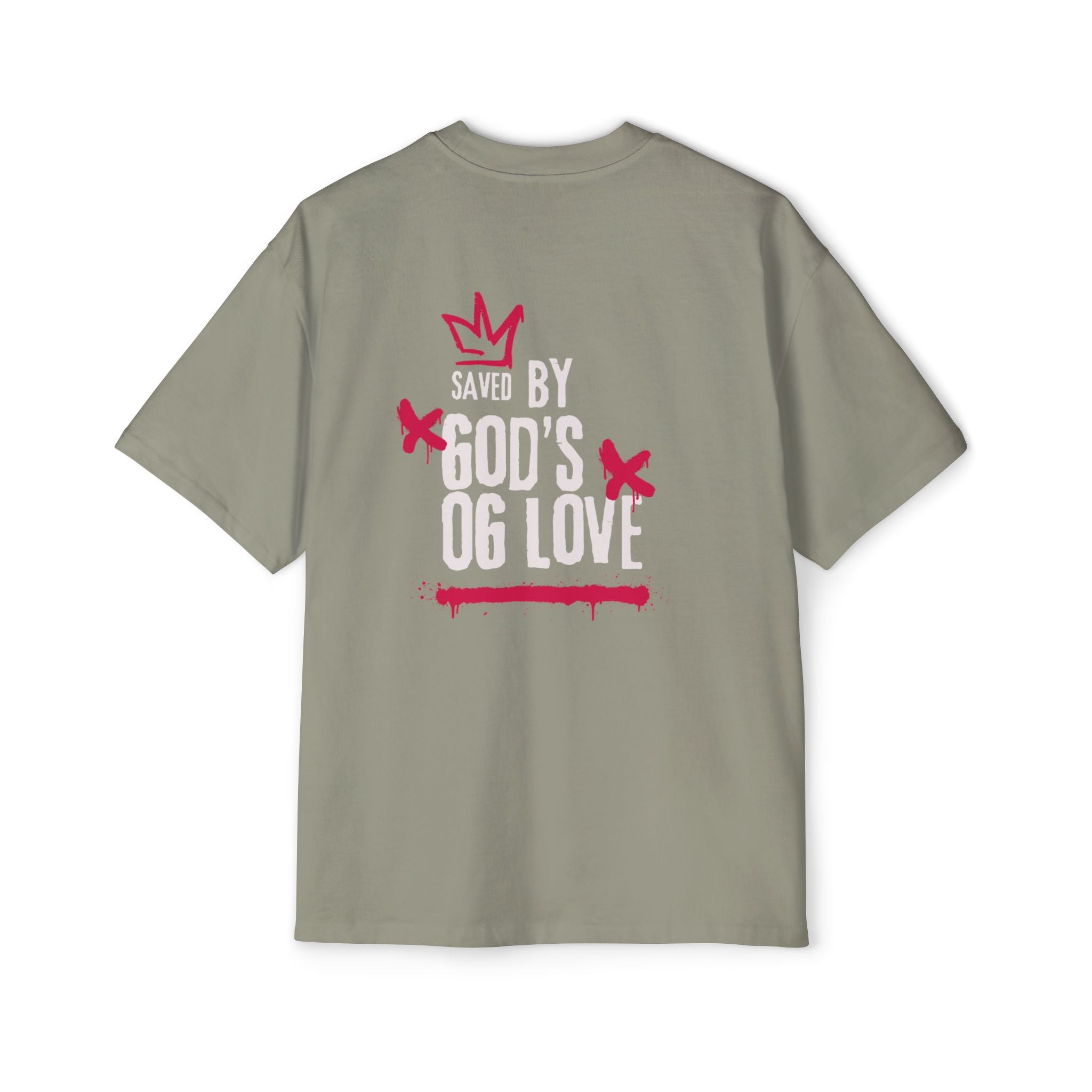 J316 Saved by Gods OG Love Oversized Dark