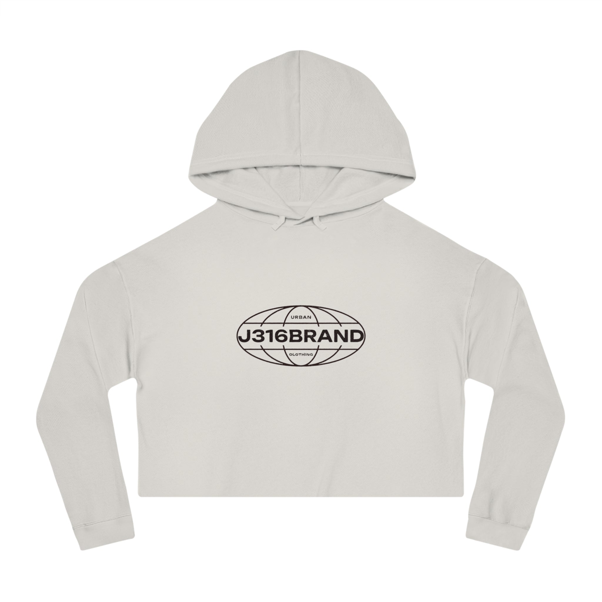 J316 Esfuérzate y se Valiente Cropped Hoodie