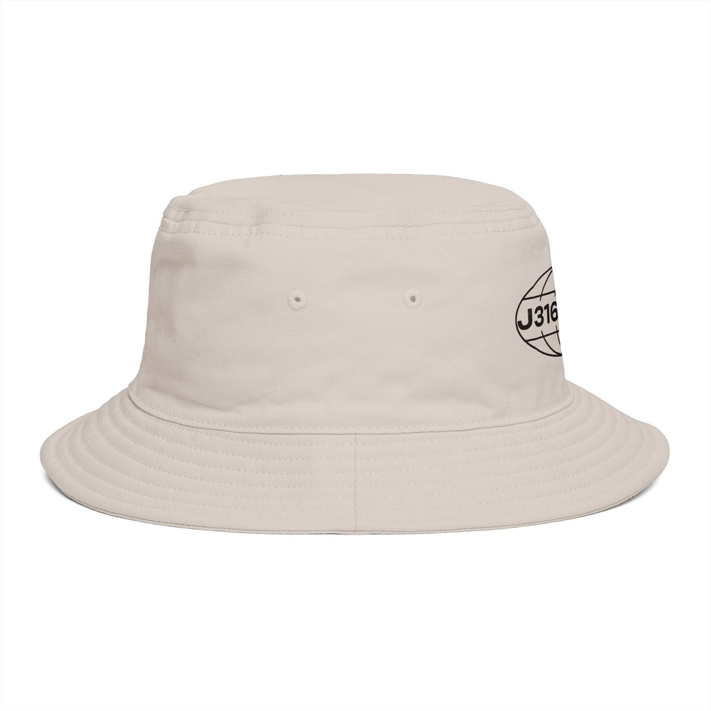 J316 Globe Logo Bucket Hat