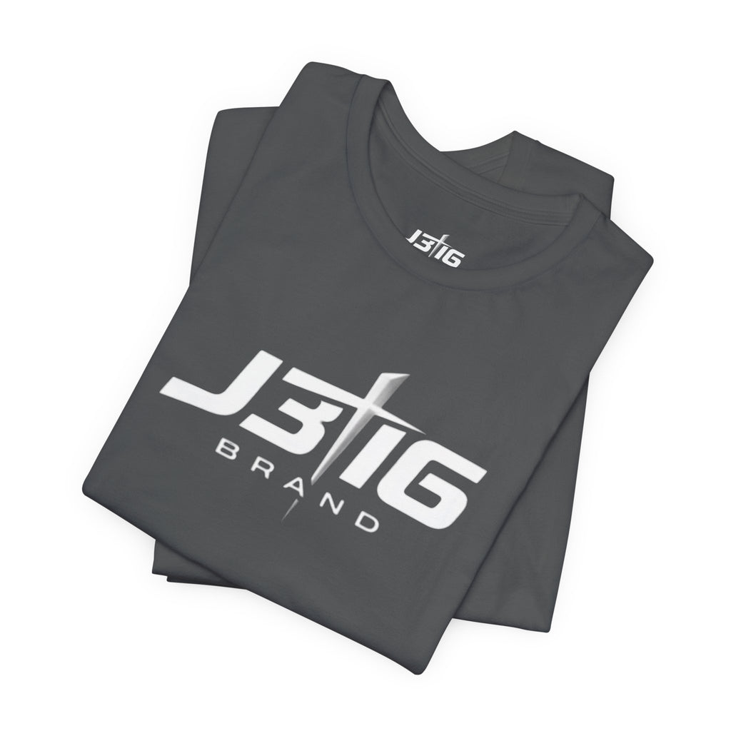 J3T6 Brand Logo Tee - Men's Heathered Graphic T-Shirt