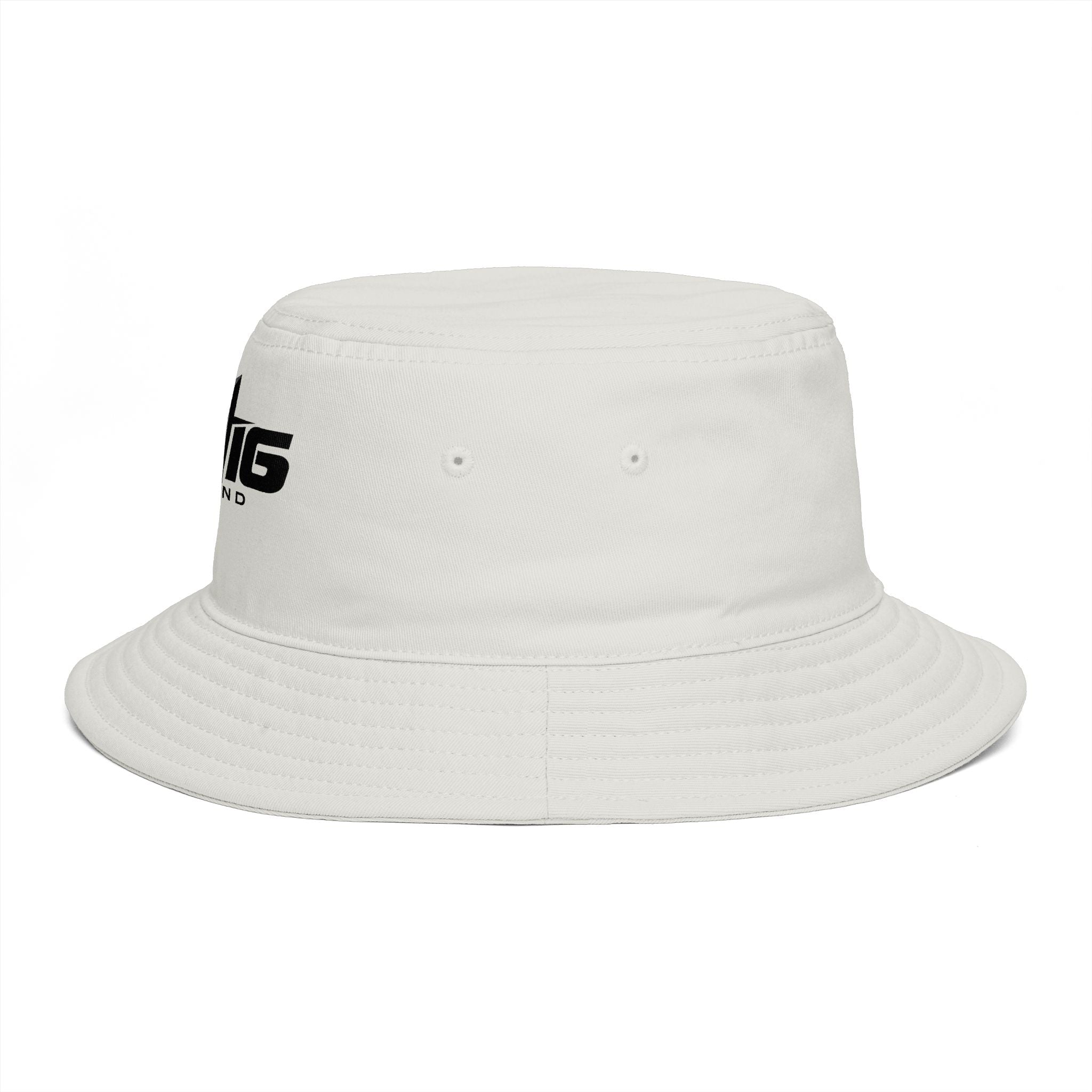 Minimalist JBIG Logo Bucket Hat — Casual Streetwear Sun Protection