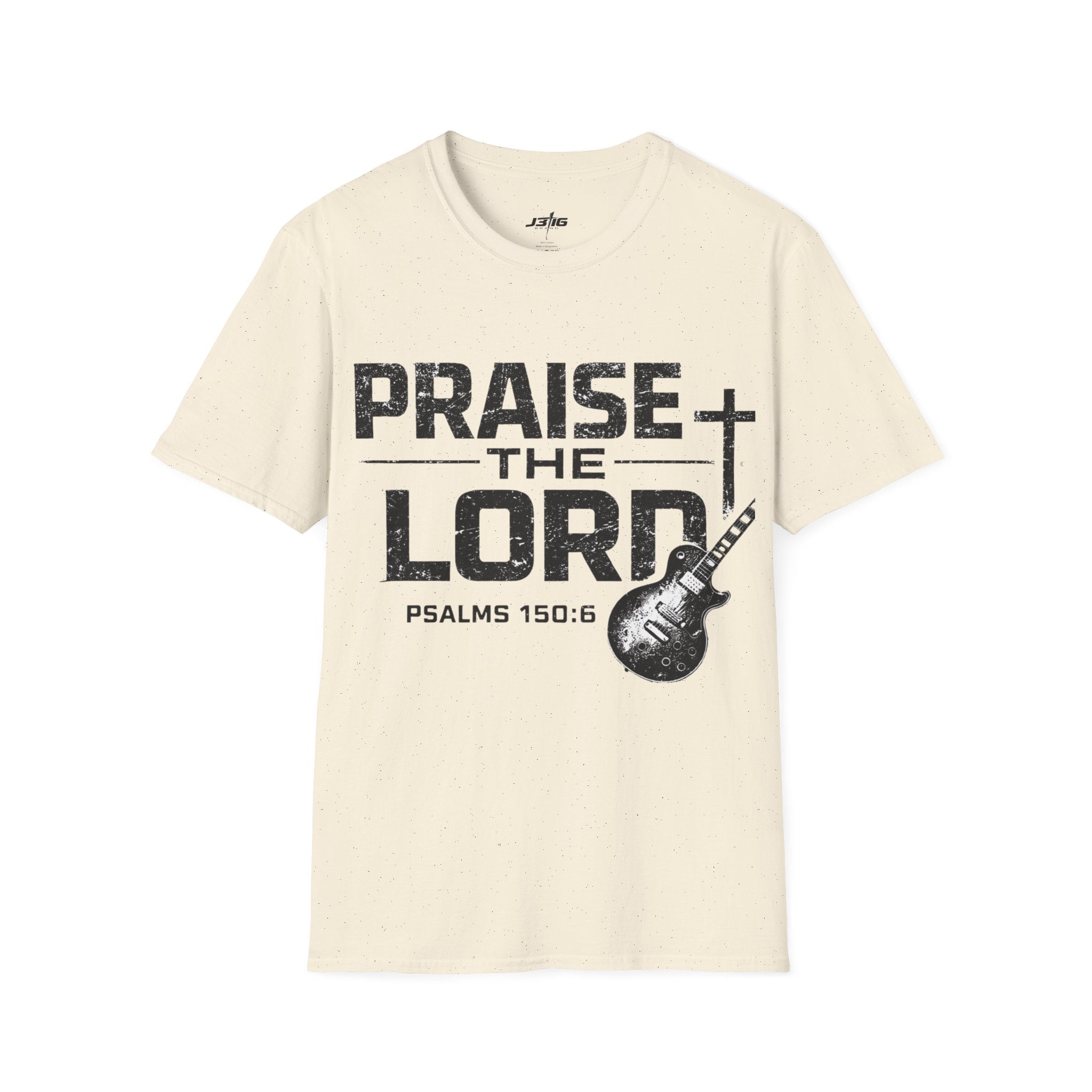 Praise the Lord T-Shirt — Psalms 150:6 Guitar Christian Tee