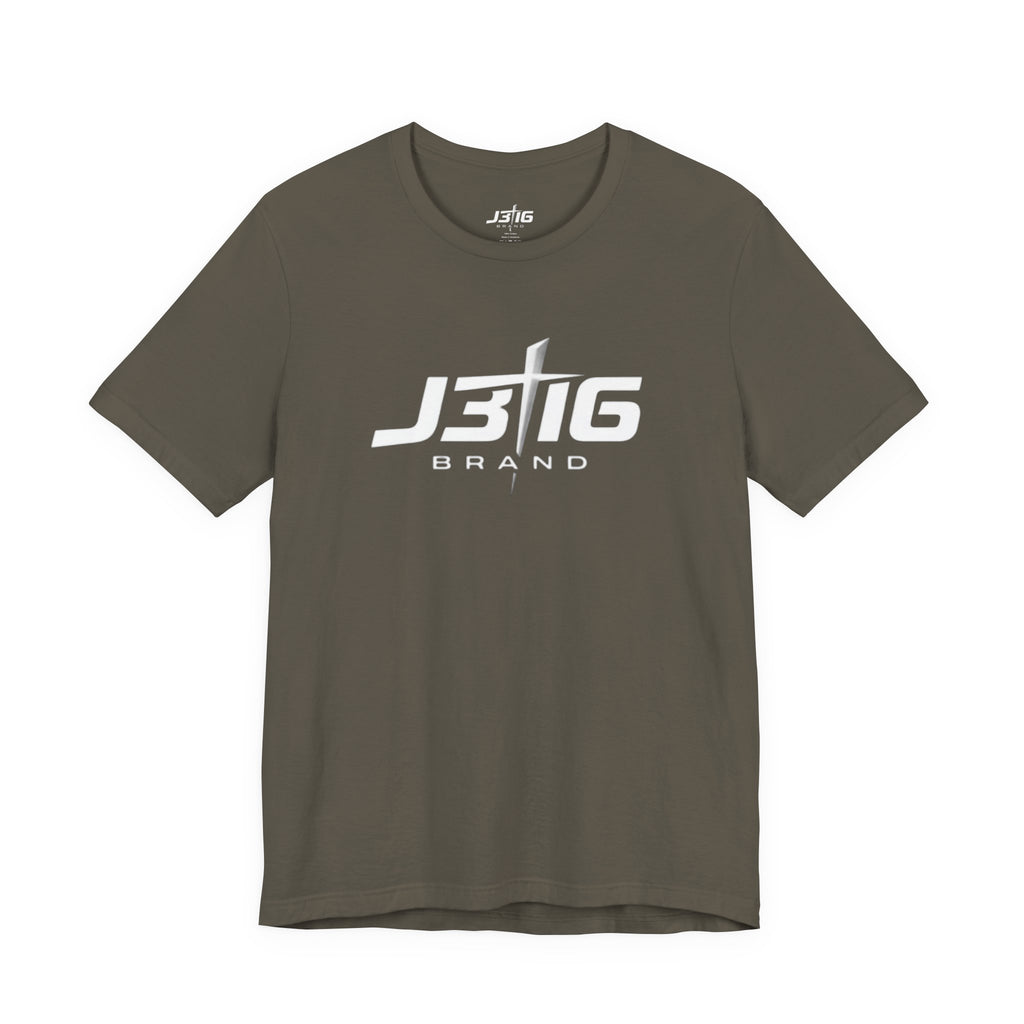 J3T6 Brand Logo Tee - Men's Heathered Graphic T-Shirt