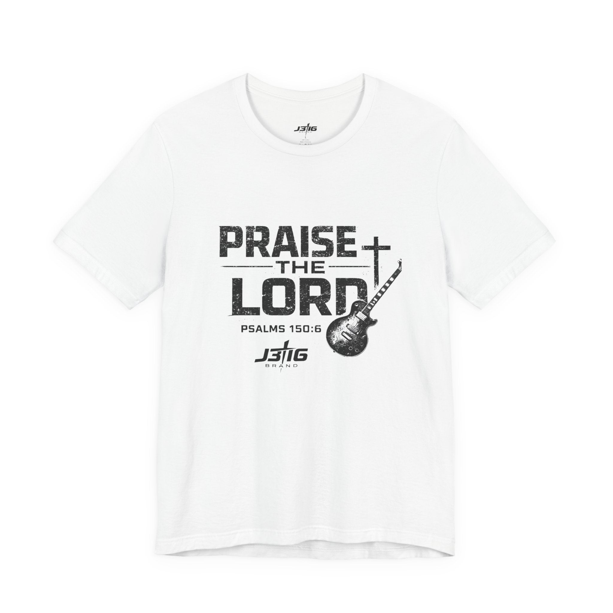 Praise the Lord T-Shirt – Psalms 150:6 Christian Guitar Worship Tee