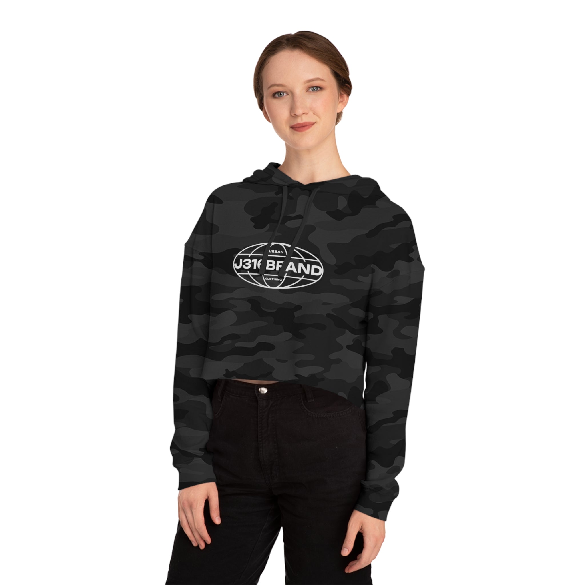 J316 Cropped Hoodie Shut Up & Pray