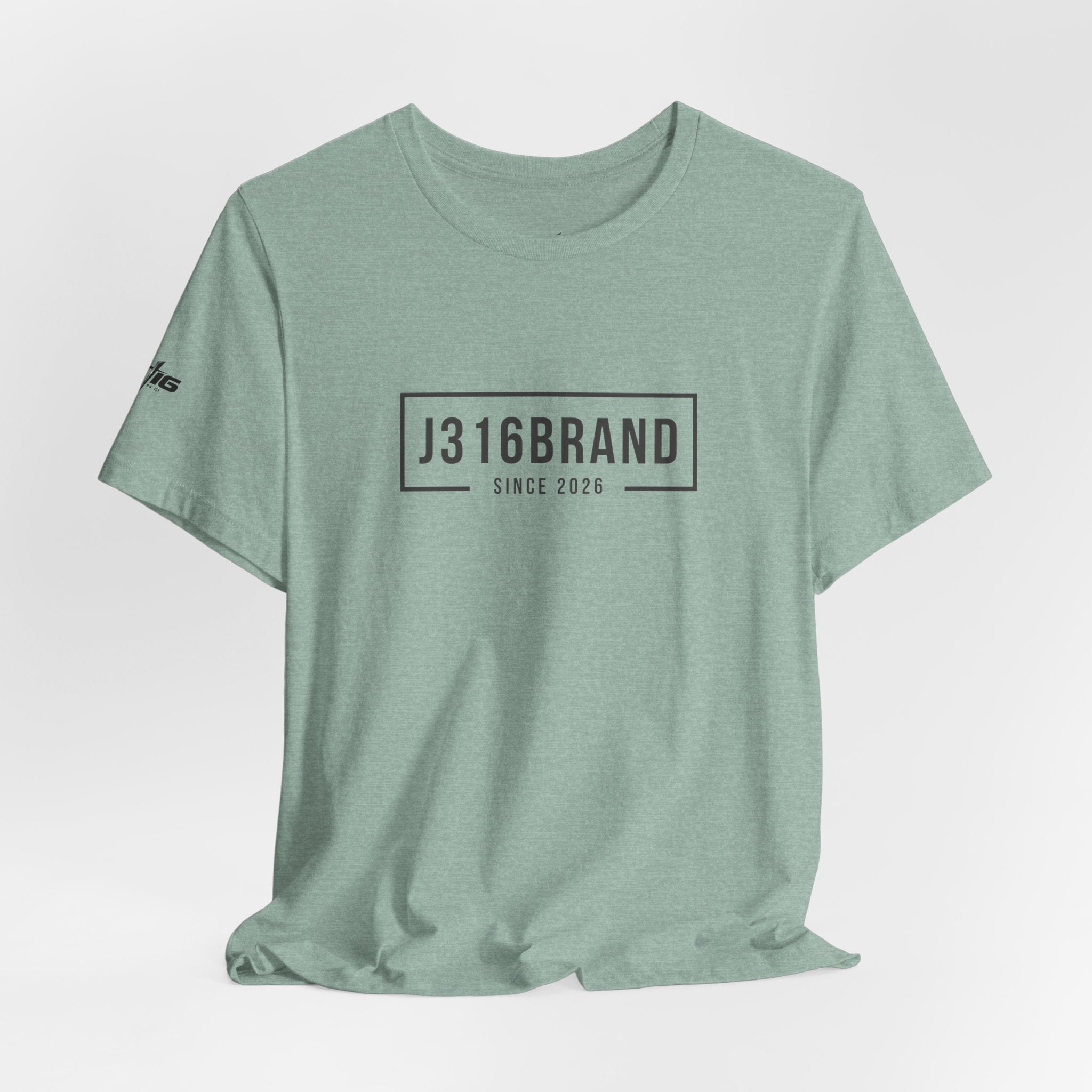 J316BRAND Graphic Tee — Minimal Box Logo T-Shirt