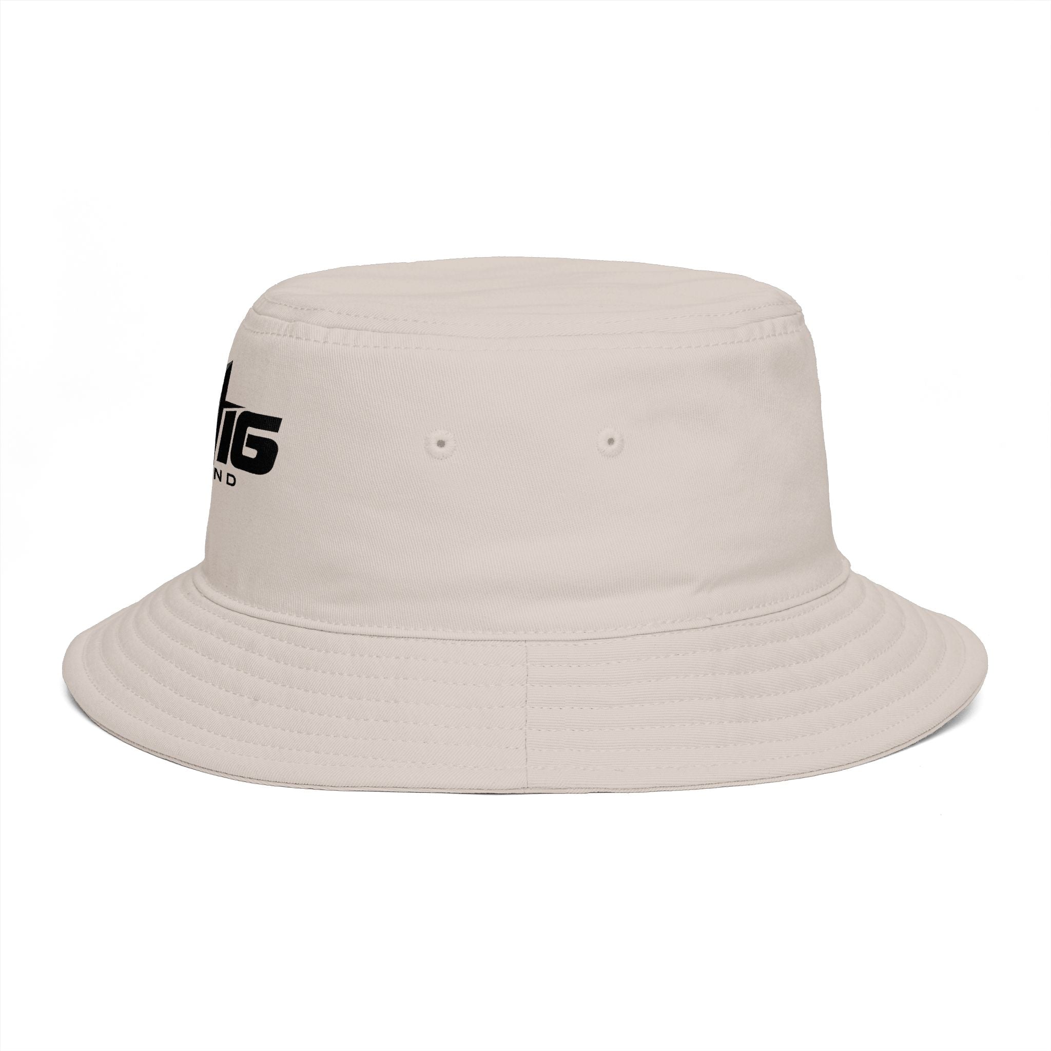 Minimalist JBIG Logo Bucket Hat — Casual Streetwear Sun Protection