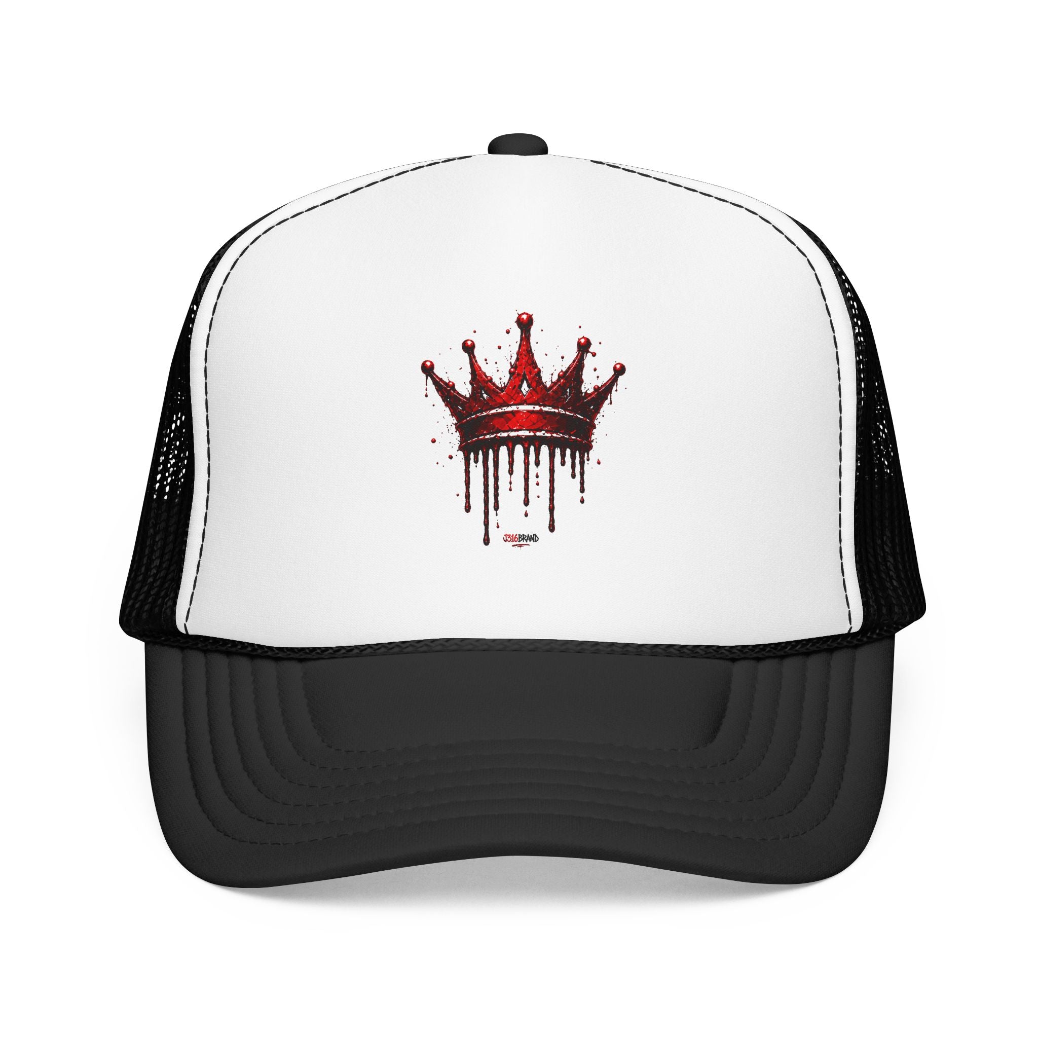Red Crown Foam Trucker Hat