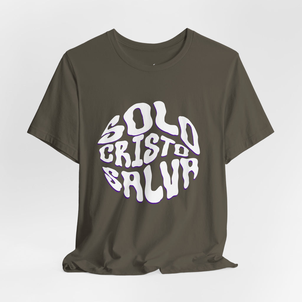 J316 Solo Cristo Salva Dark Shirt