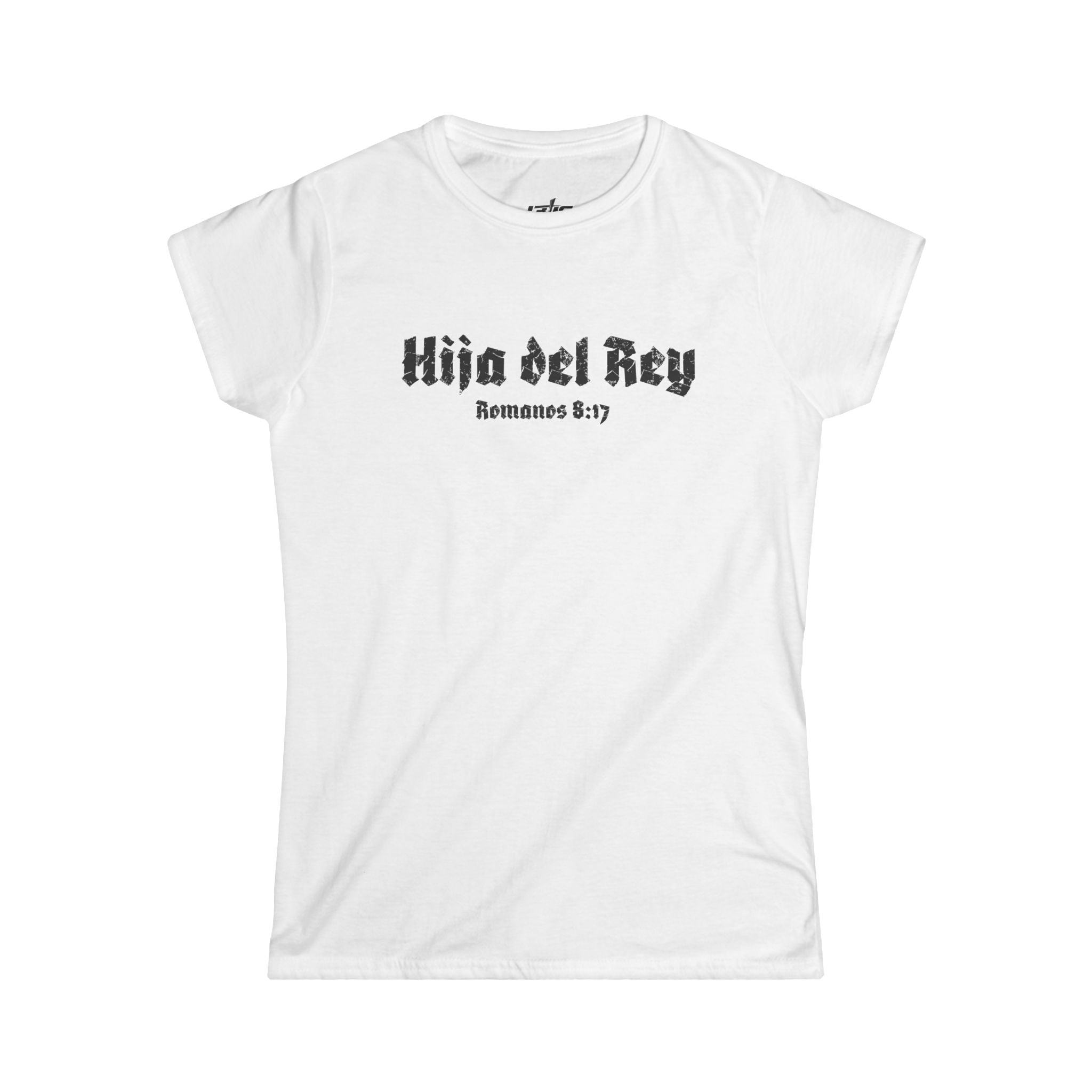 Hija del Rey Women’s Tee — ‘Romanos 8:17’ Spanish Christian Faith Shirt