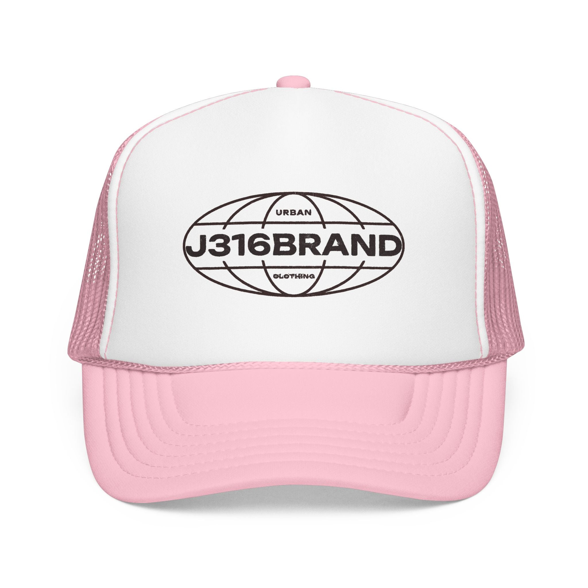 J316 Globe Foam Trucker Hat Dark